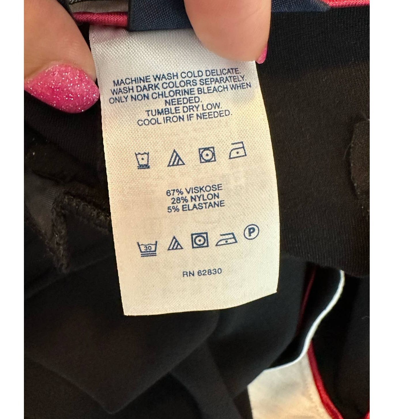 Lands' End Land's End black cropped pants size 16P Size 38" / US 16 / IT 52 - 5 Thumbnail