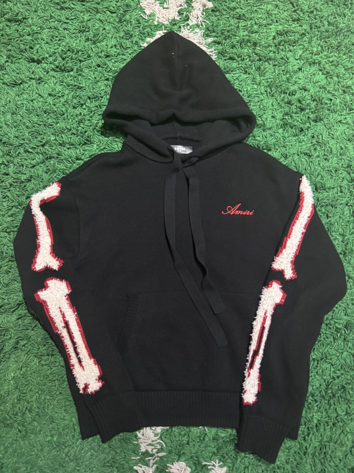 パーカー・フーディ AMIRI Men Hoodies JYHD1051 BLACK Black AMIRI logo-print Cotton Hoodie | Black | FARFETCH