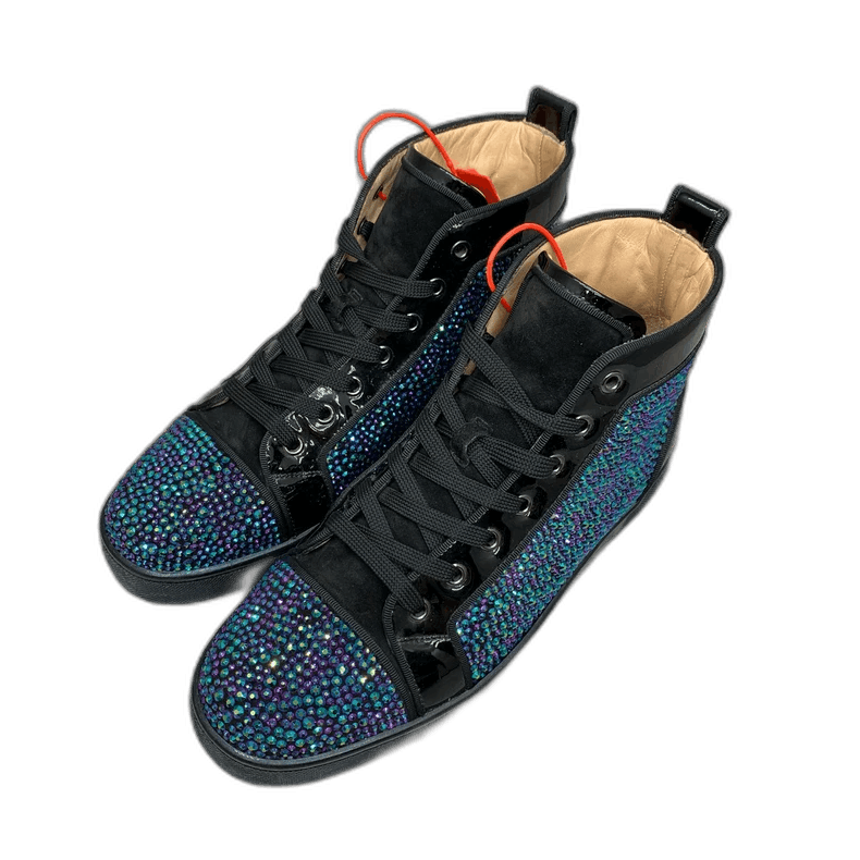 Christian Louboutin Christian Louboutin High Top Crystal Sneakers