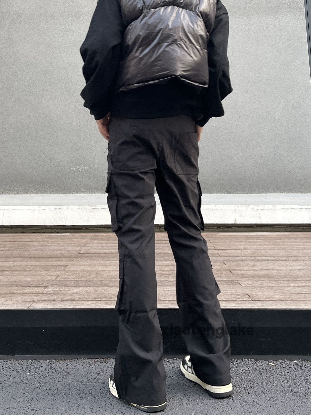 Designer × Japanese Brand × Vintage zipper utility punk grunge bootcut flared cargo pants Size US 32 / EU 48 - 5 Thumbnail