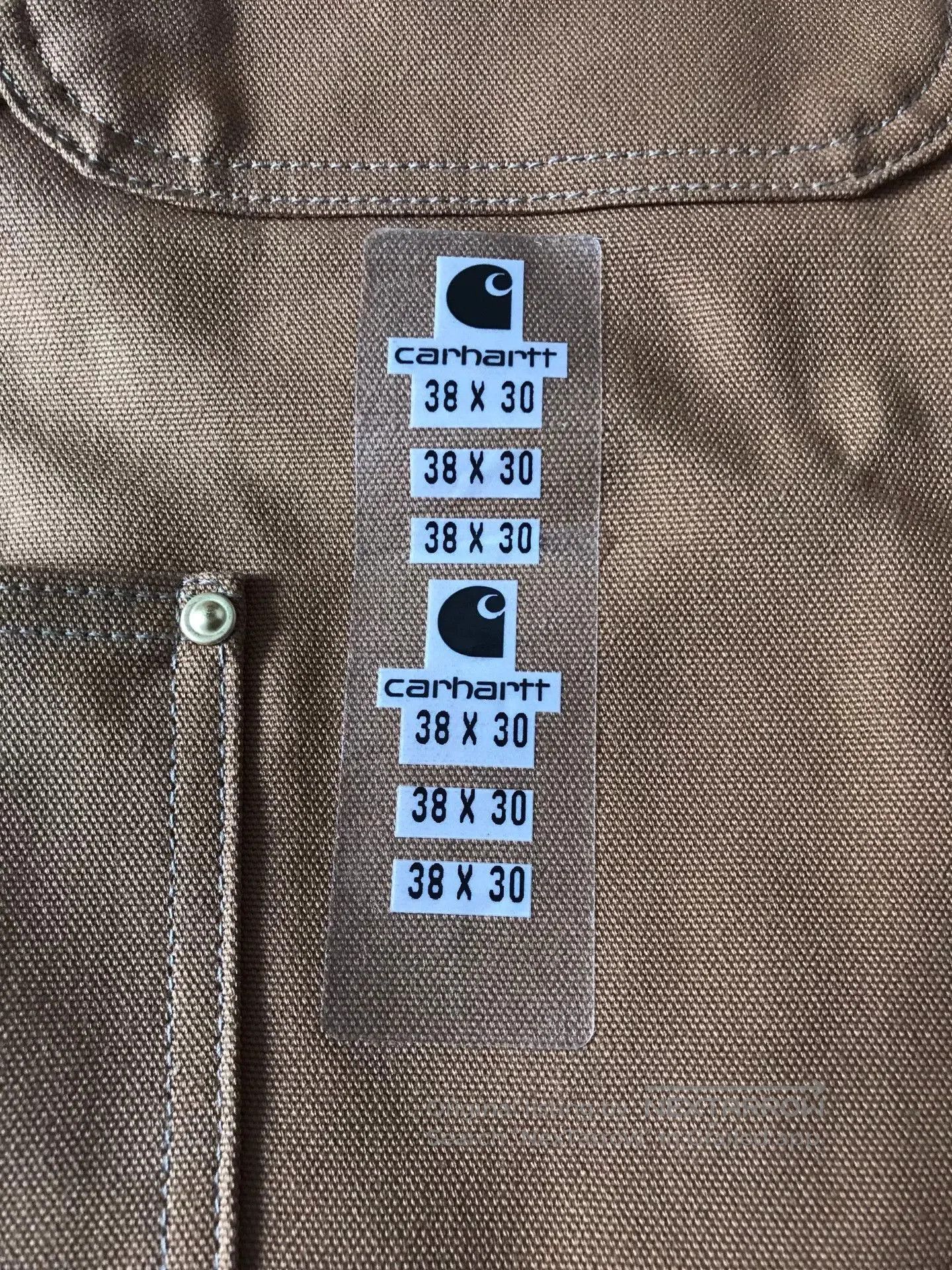 Carhartt Carhartt 6FBZ R05 Brown Bib Overalls W38L30. Size US 38 / EU 54 - 7 Thumbnail