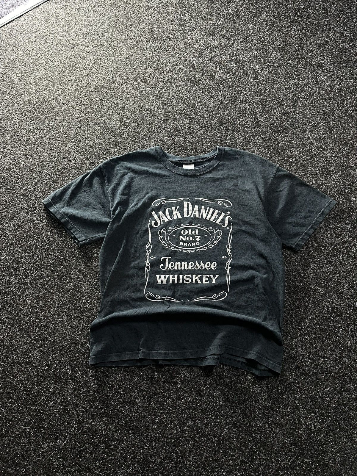 Vintage 🚨Vintage Jack Daniel’s Whiskey Old Graphic Tee Faded 90s Size US L / EU 52-54 / 3 - 1 Thumbnail