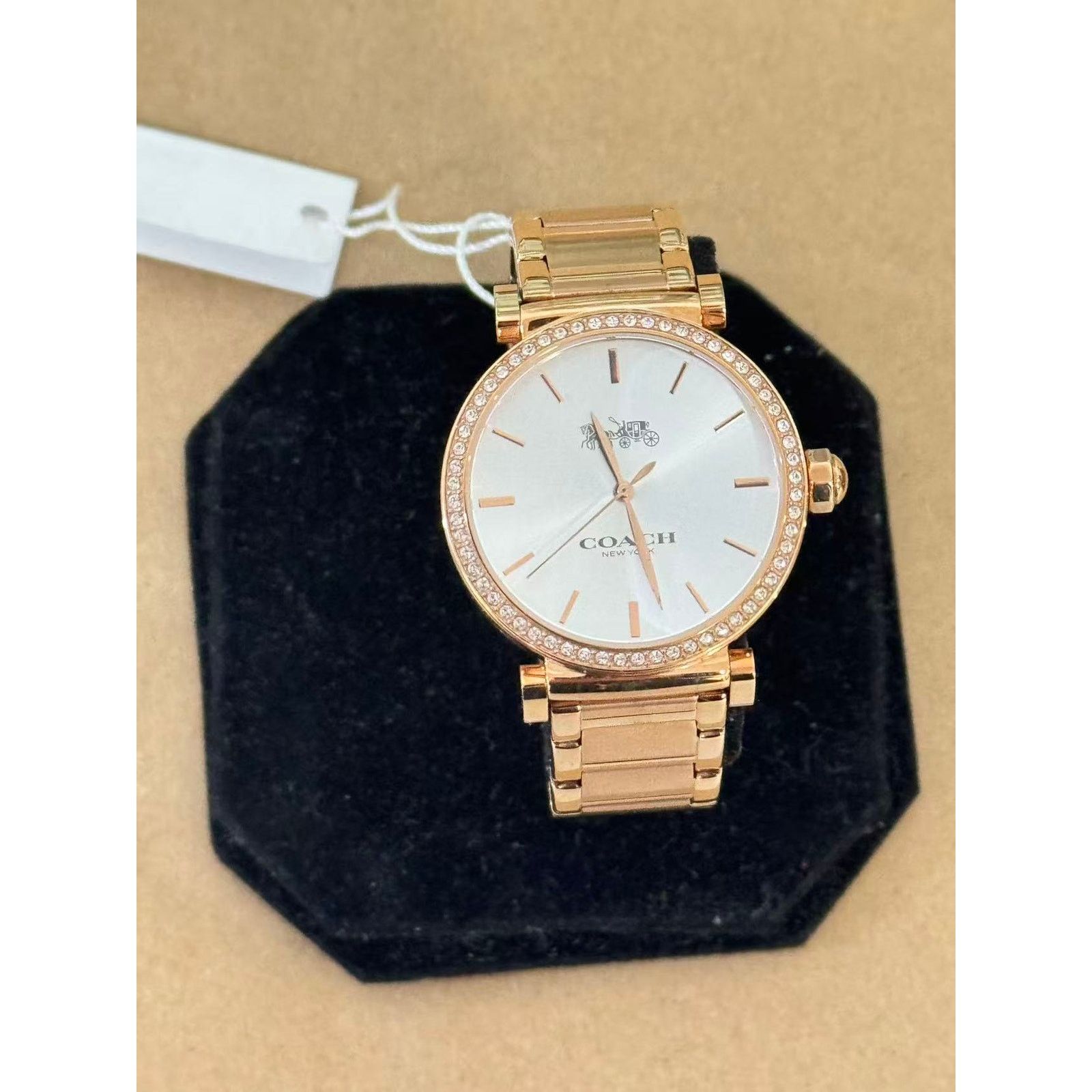 Coach Coach 14503580 Madison Rose Gold Band Watch Size ONE SIZE - 4 Thumbnail