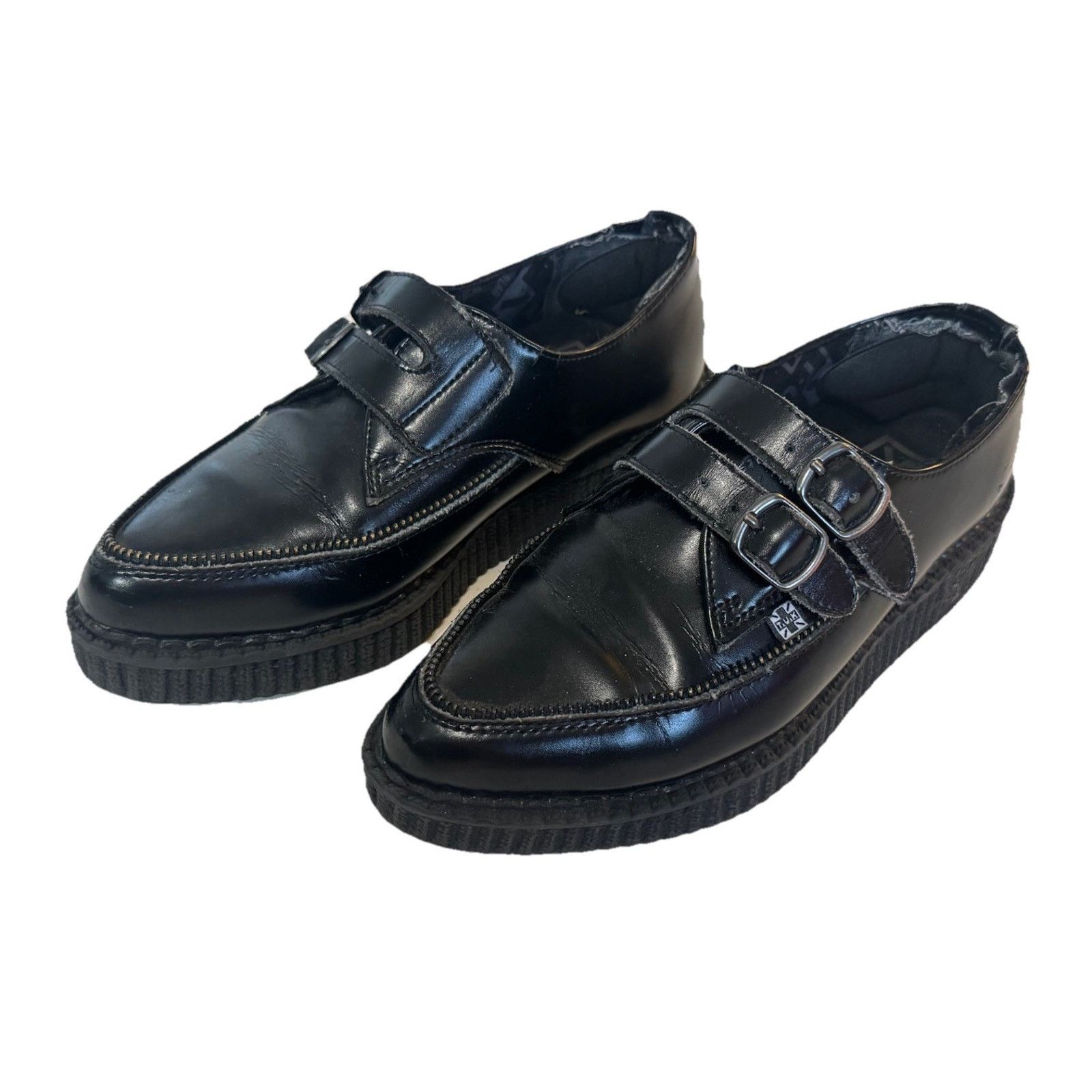 Other T.U.K Viva Mondo Cow Hair Leather Pointed Creeper Shoes 3/5 Size US 5 / IT 35 - 1 Thumbnail