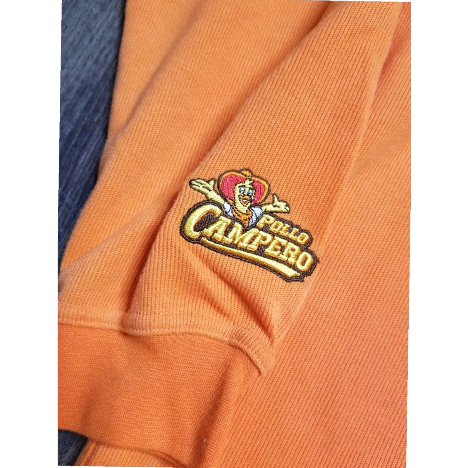Camper VINTAGE Pollo Campero Orange Long Sleeve Crew Neck Shirt Mens Medium Size US M / EU 48-50 / 2 - 3 Thumbnail