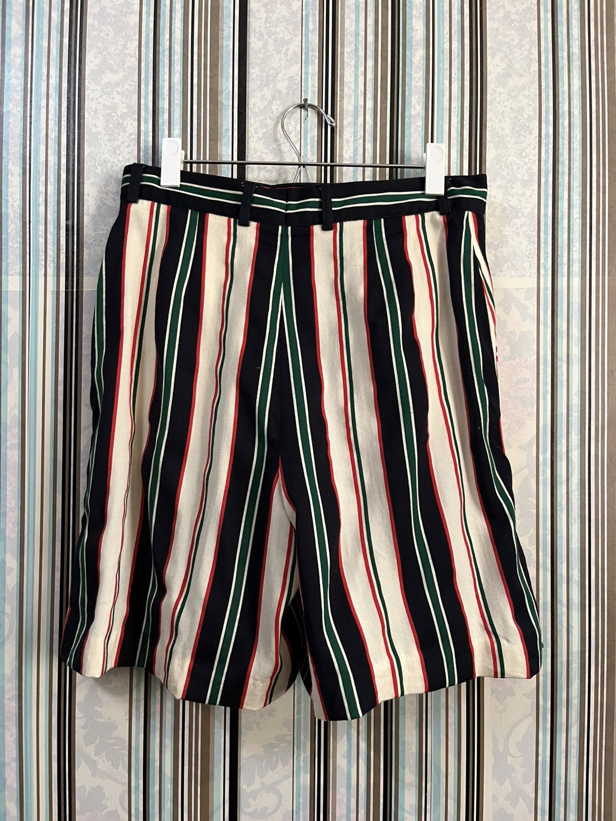 Escada Sport 1990s Bold vertical striped loose relaxed fits #H3 Size US 42 / EU 58 - 2 Thumbnail