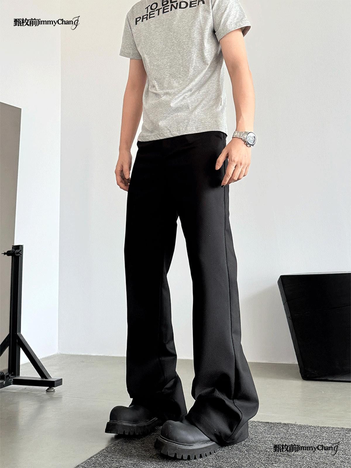 Vintage Black Wide-Leg Jeans Size US 28 / EU 44 - 5 Thumbnail
