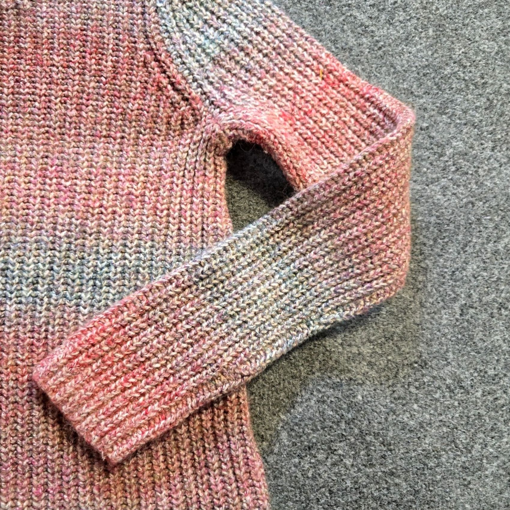 J. Jill J. Jill Sweater Womens XS Pink Striped Wool Knit Long Sleeve Crew Neck Pullover Cute Classic Casual Knitwear Pullover Wool Sweatshirt Size XS / US 0-2 / IT 36-38 - 3 Thumbnail