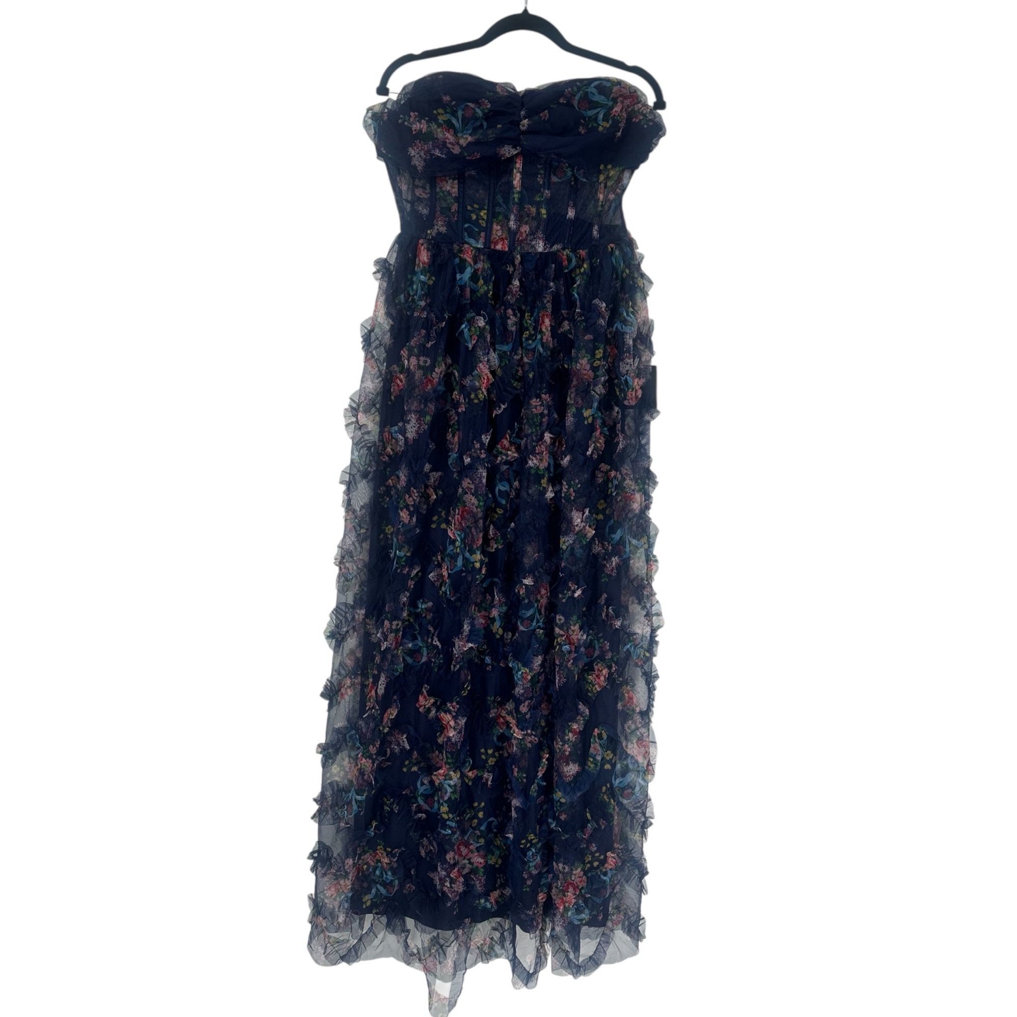 Lulus Lulus Gown - Floral Tulle Corset - XL - NWT Size XL / US 12-14 / IT 48-50 - 2 Thumbnail