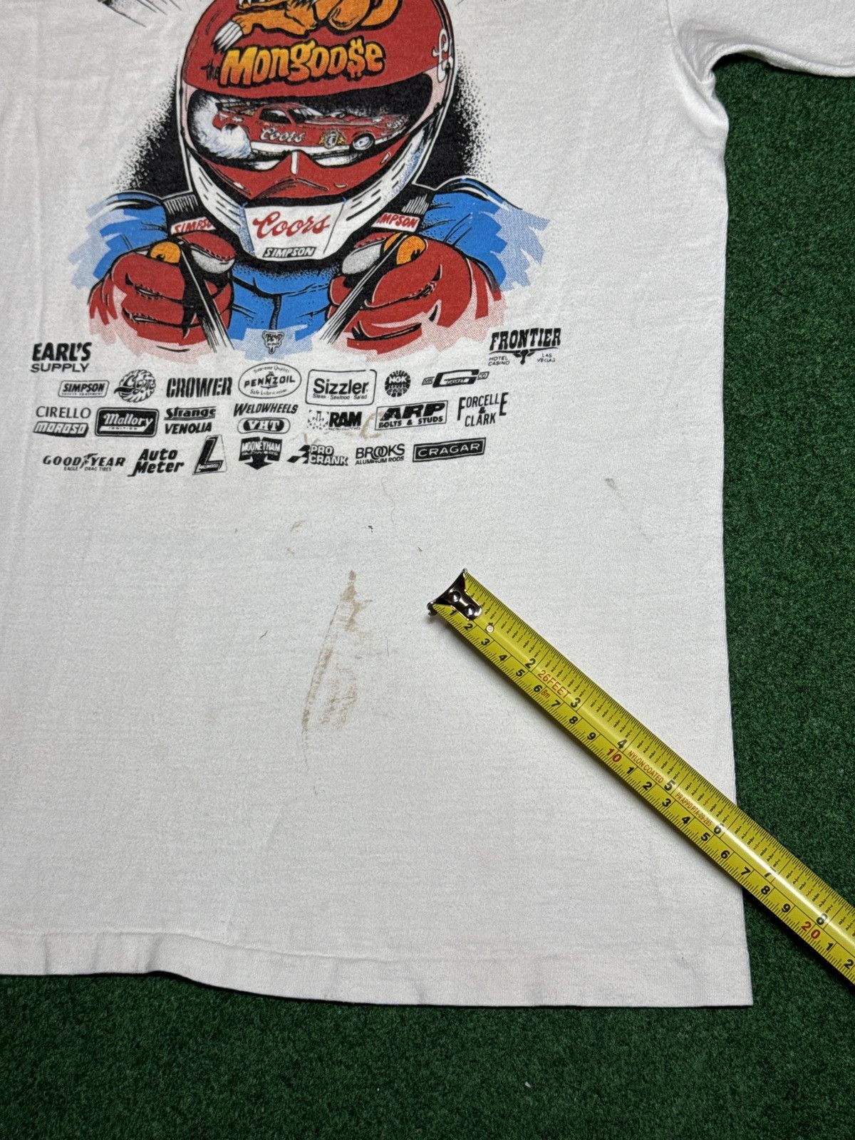 Vintage Vintage Drag Racing Shirt 80s Coors Tom Mongoose McEwen Tee Size US S / EU 44-46 / 1 - 9 Thumbnail