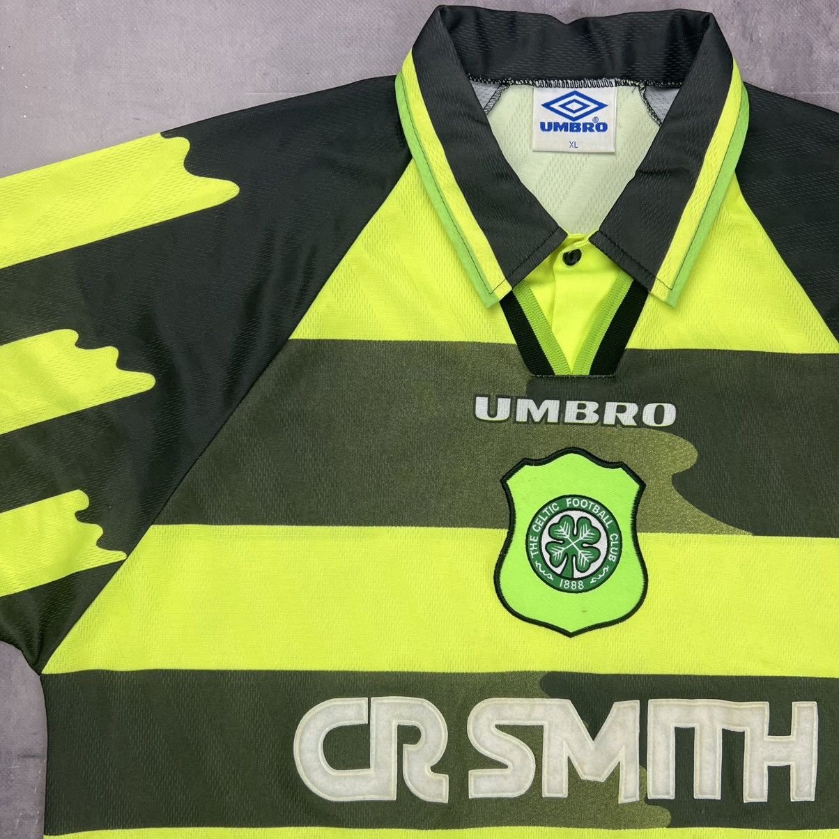 Umbro Rare! Celtic 1996/97 Umbro Soccer Jersey Shirt Vintage Size US XL / EU 56 / 4 - 4 Thumbnail