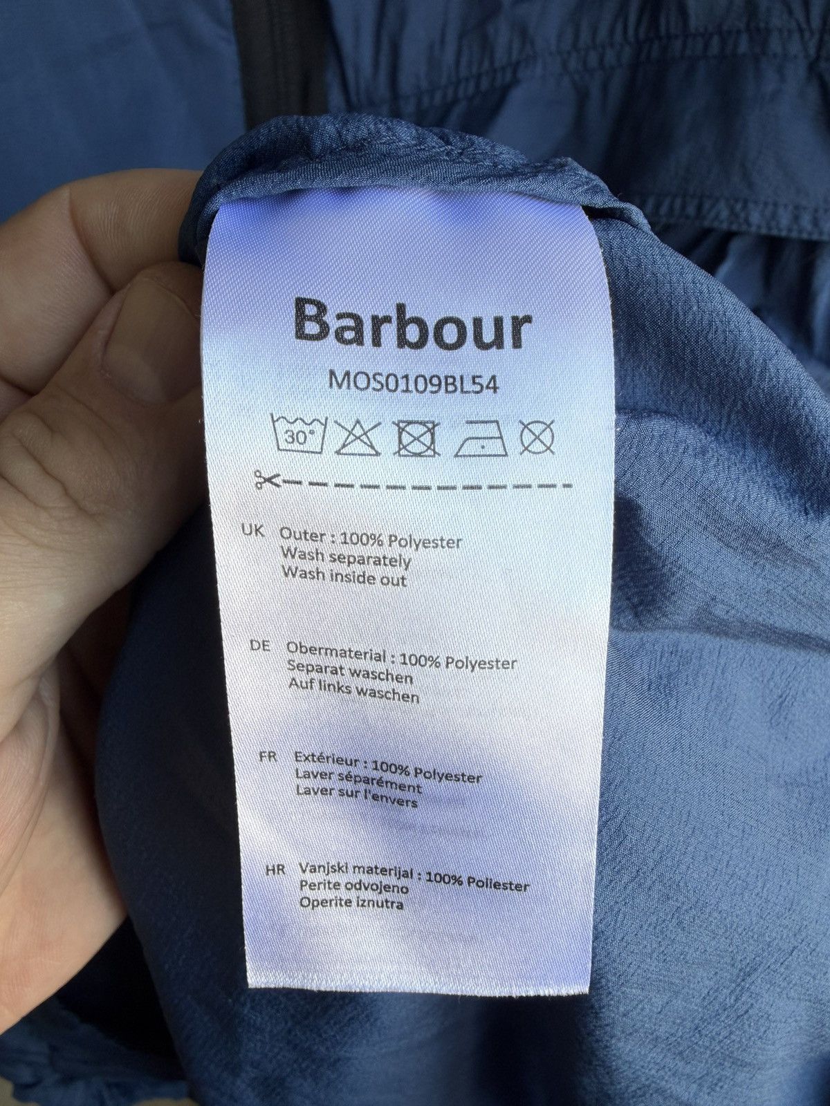 Barbour Barbour International Jacket Full Zip Hooded Windbreker Size US L / EU 52-54 / 3 - 11 Thumbnail