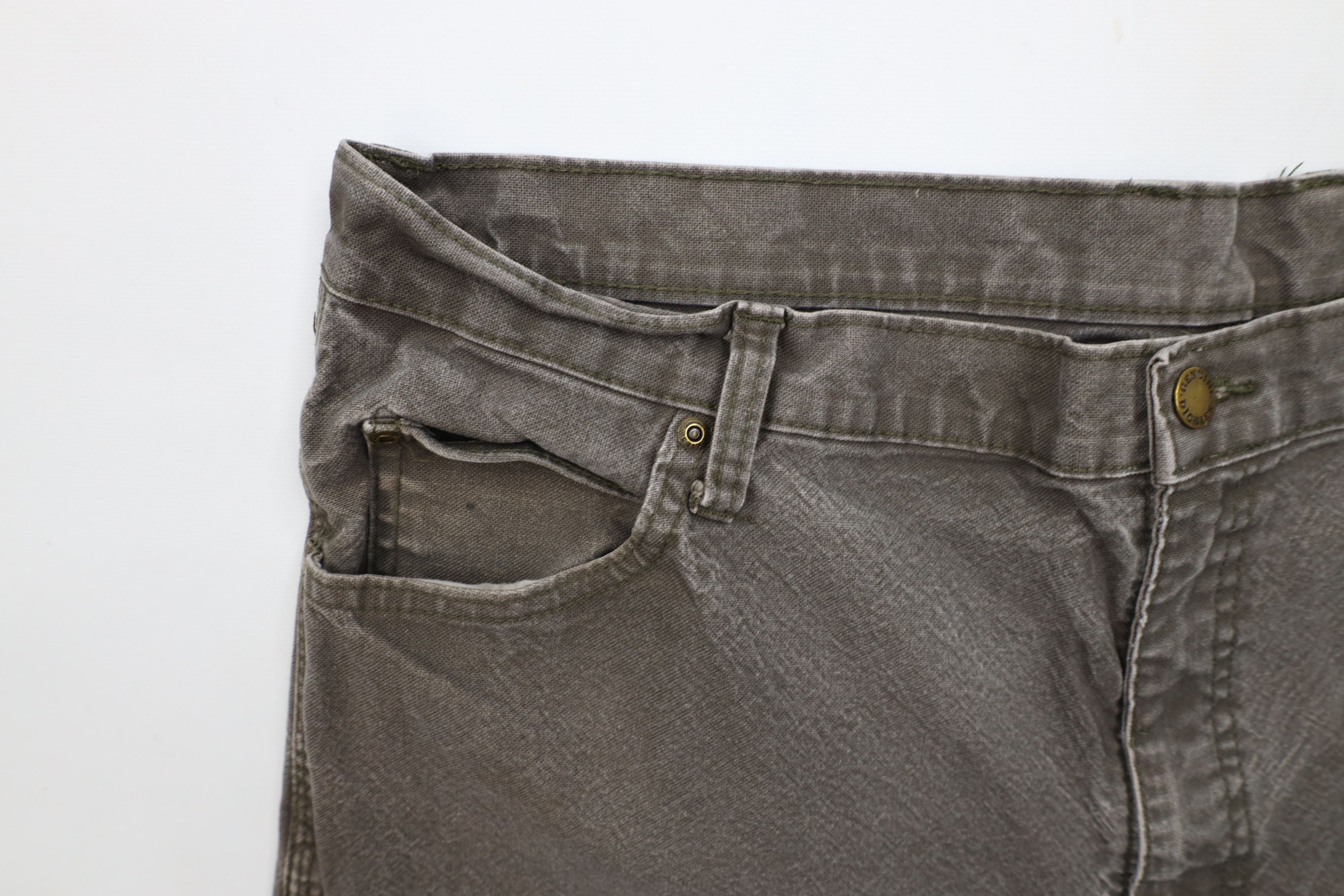 Dickies Vintage Dickies Spell Canvas Wide Leg Dungaree Pants Breen Size US 40 / EU 56 - 5 Thumbnail