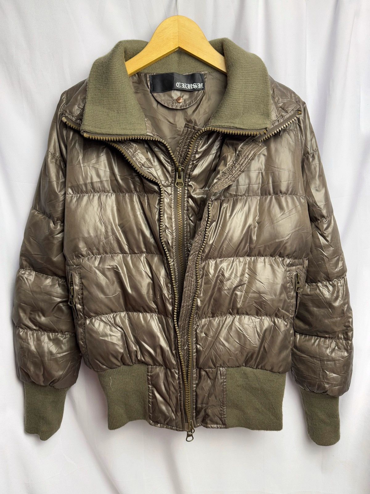 Yohji Yamamoto Double Layers Puffer Down Jacket Crush Japanese Size US M / EU 48-50 / 2 - 3 Thumbnail