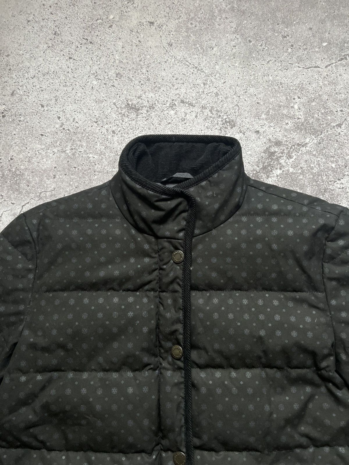 Barbour Barbour Wax Snow Spot Baffle Puffer Waxed Jacket Size L / US 10 / IT 46 - 4 Thumbnail