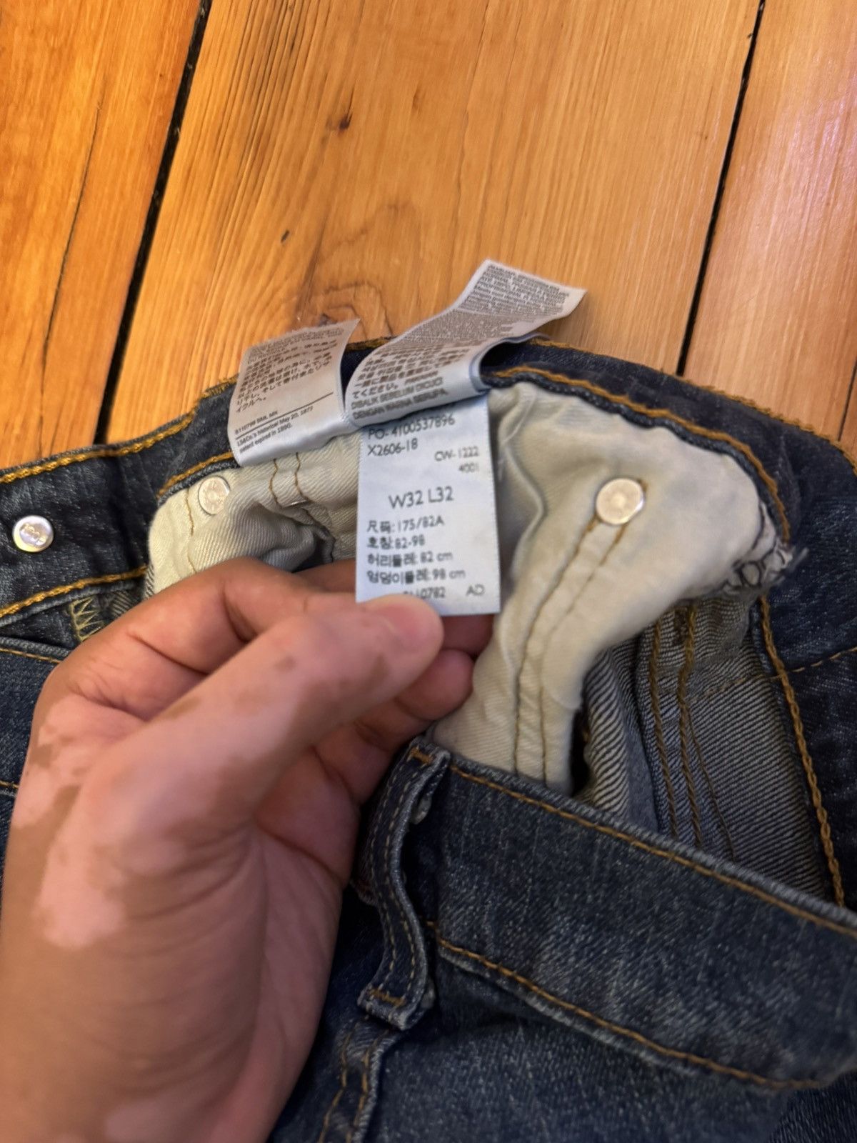 Levi's levi 501 jeans Size US 32 / EU 48 - 3 Thumbnail