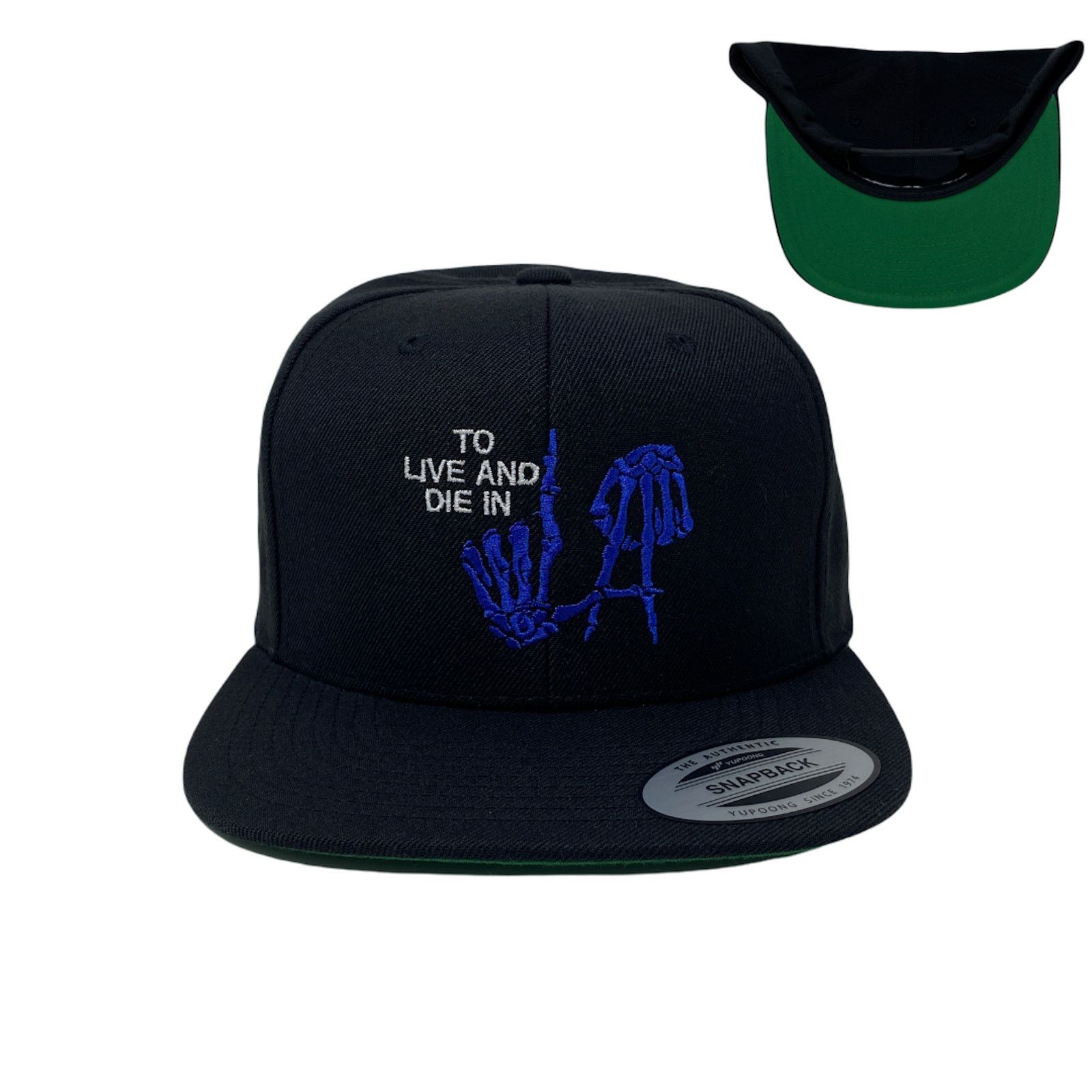Other To Live And Die In LA White/Blue Snapback Hat Size ONE SIZE - 1 Thumbnail