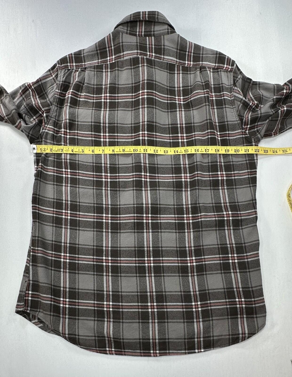 J.Crew J Crew Plaid Check Flannel 100% Cotton Button Up Men Brown M Size US M / EU 48-50 / 2 - 4 Thumbnail