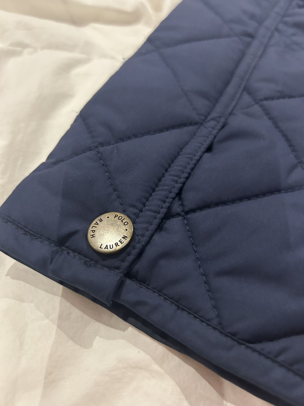 Polo Ralph Lauren Navy Polo Ralph Lauren Large 12/14 Quilted Jacket Size L / US 10 / IT 46 - 8 Thumbnail