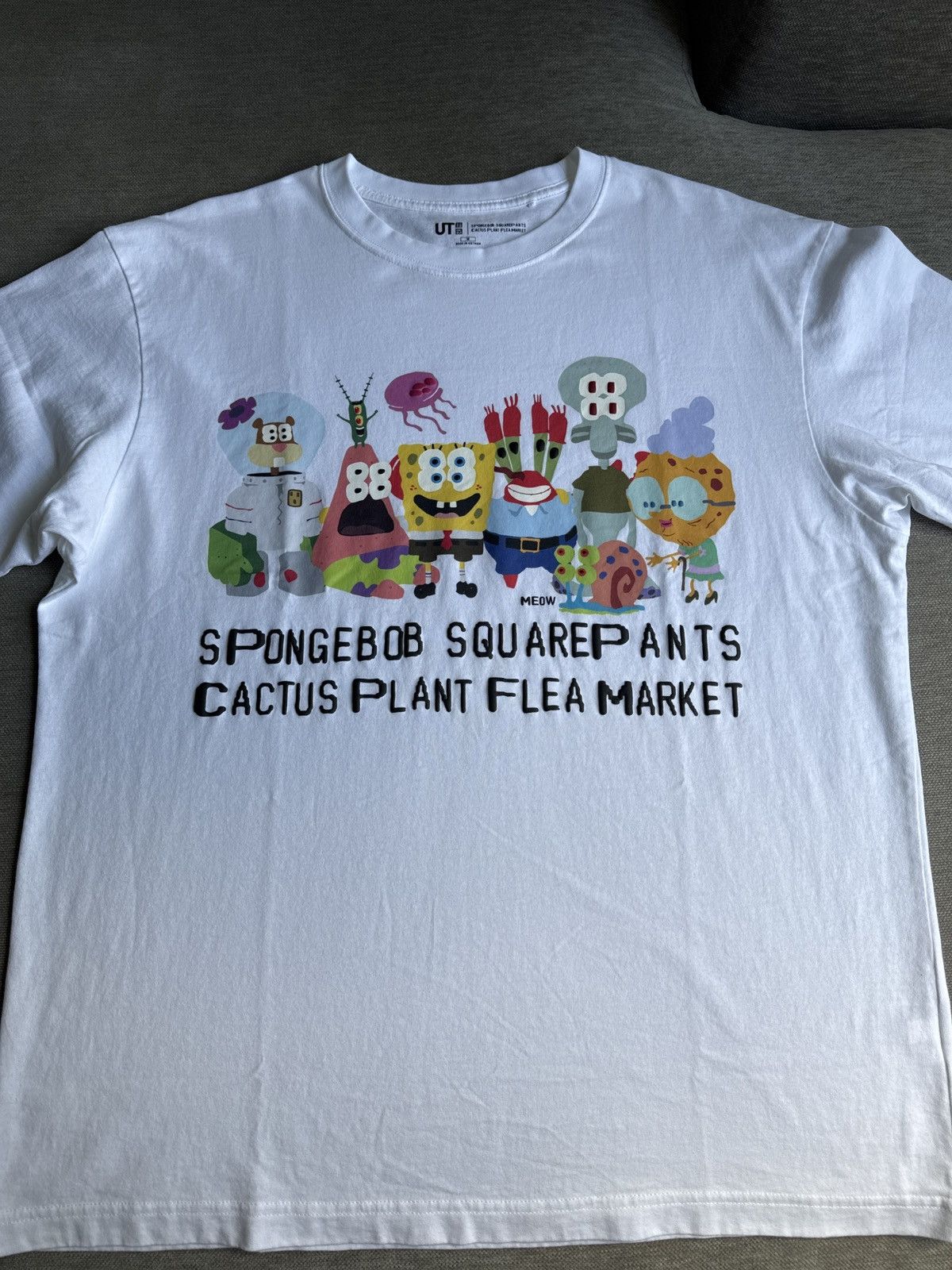 Cactus Plant Flea Market × Uniqlo Cactus Plant Flea Market + Spongebob Squarepants T-Shirt Size US M / EU 48-50 / 2 - 1 Thumbnail