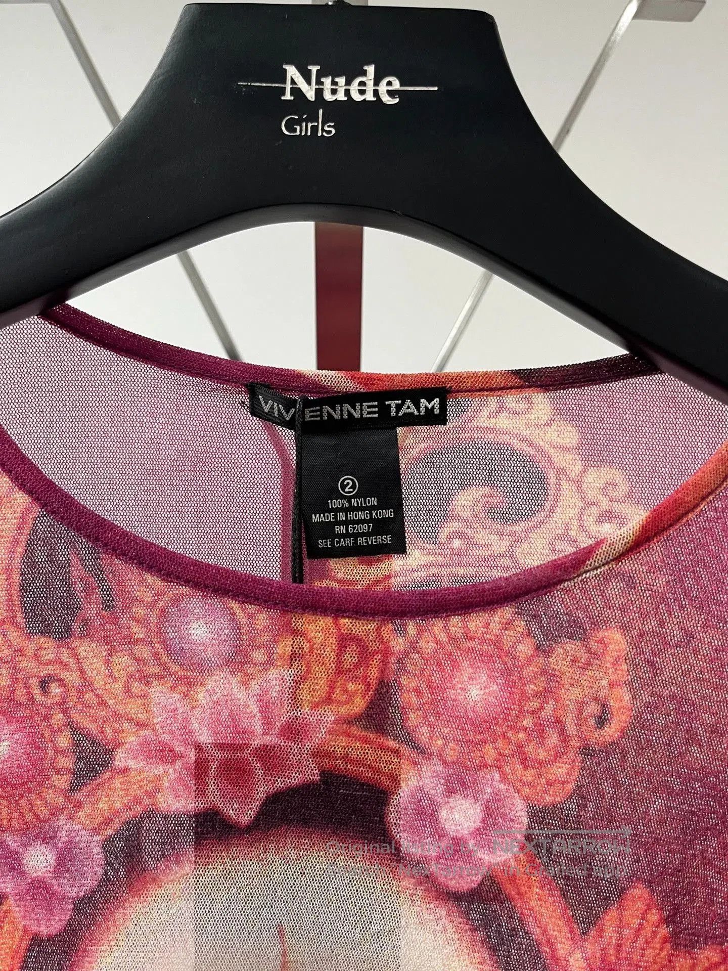 Vivienne Tam Vivienne Tam Buddha Print Mesh Top. Size M / US 6-8 / IT 42-44 - 2 Thumbnail