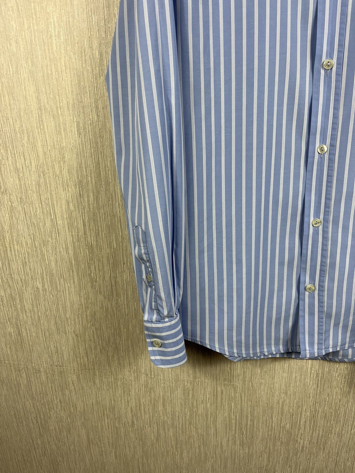 Dolce & Gabbana Dolce & Gabbana striped classic casual shirt with big collar Size US S / EU 44-46 / 1 - 7 Thumbnail