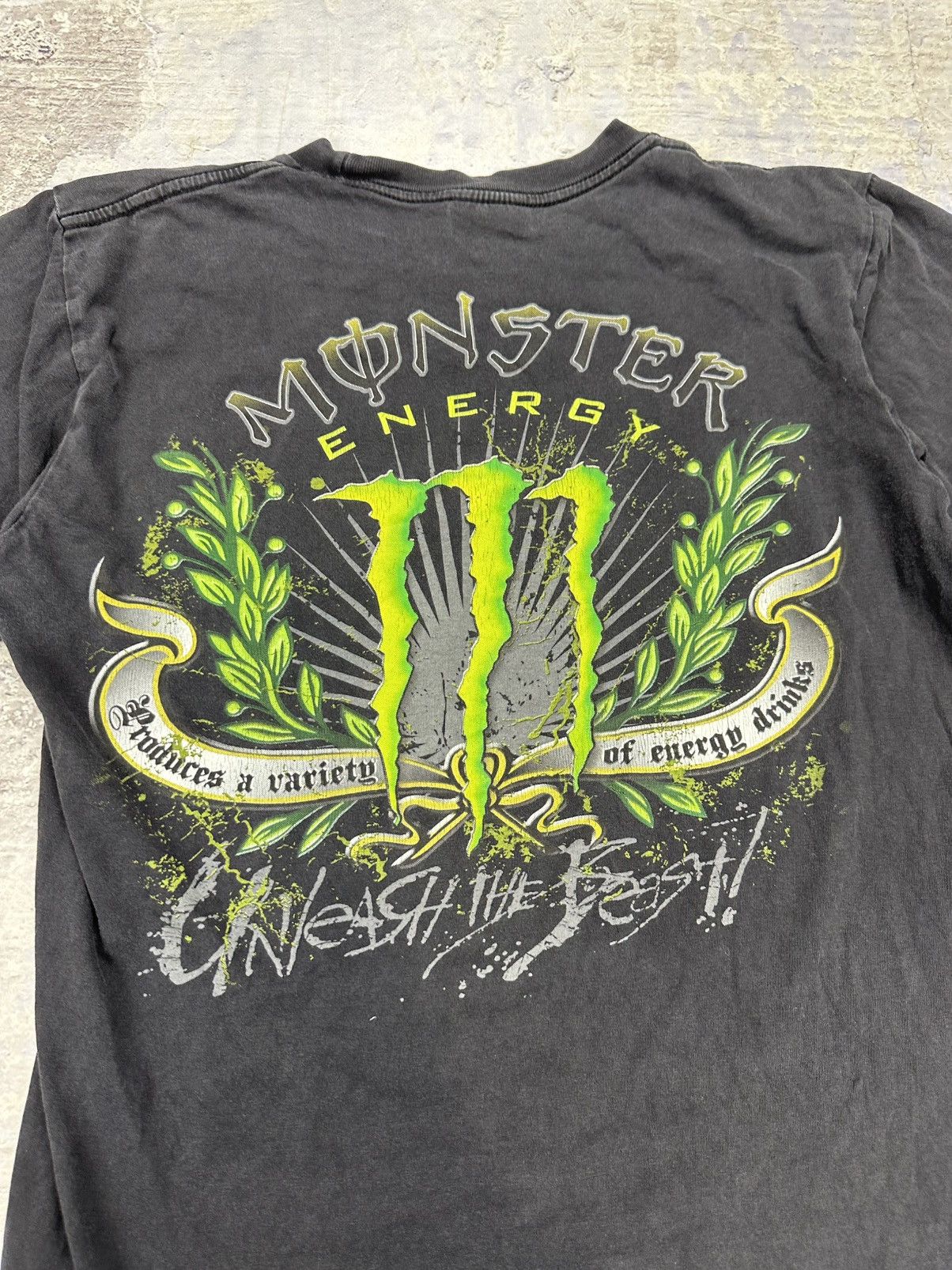 Other × Vintage Monster energy merch tee vintage faded Size US M / EU 48-50 / 2 - 2 Thumbnail