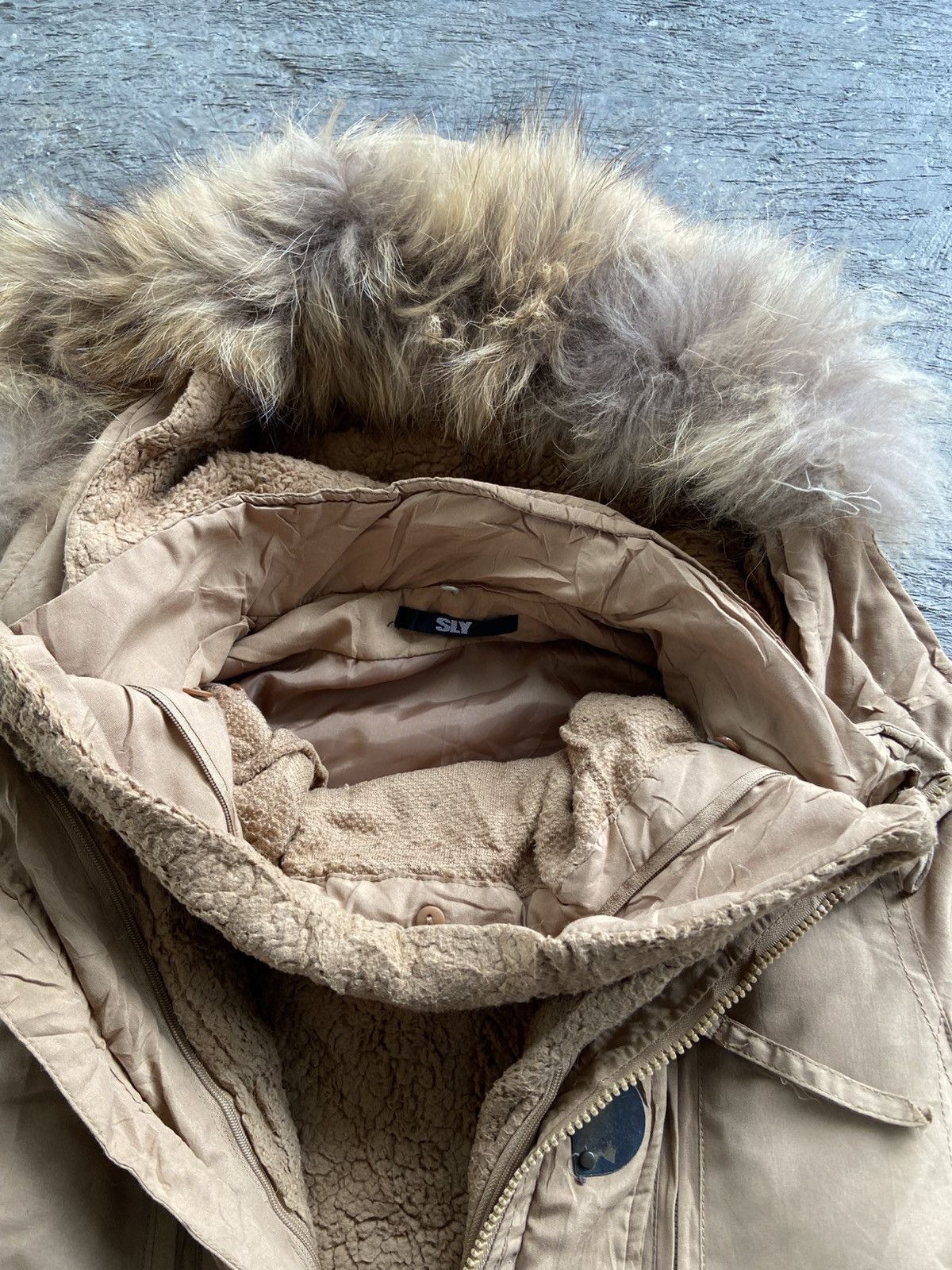 14th Addiction 2000s SLY - Vkei Apocalypse 14th Style Thumbhole Fur Jacket Size US M / EU 48-50 / 2 - 9 Thumbnail