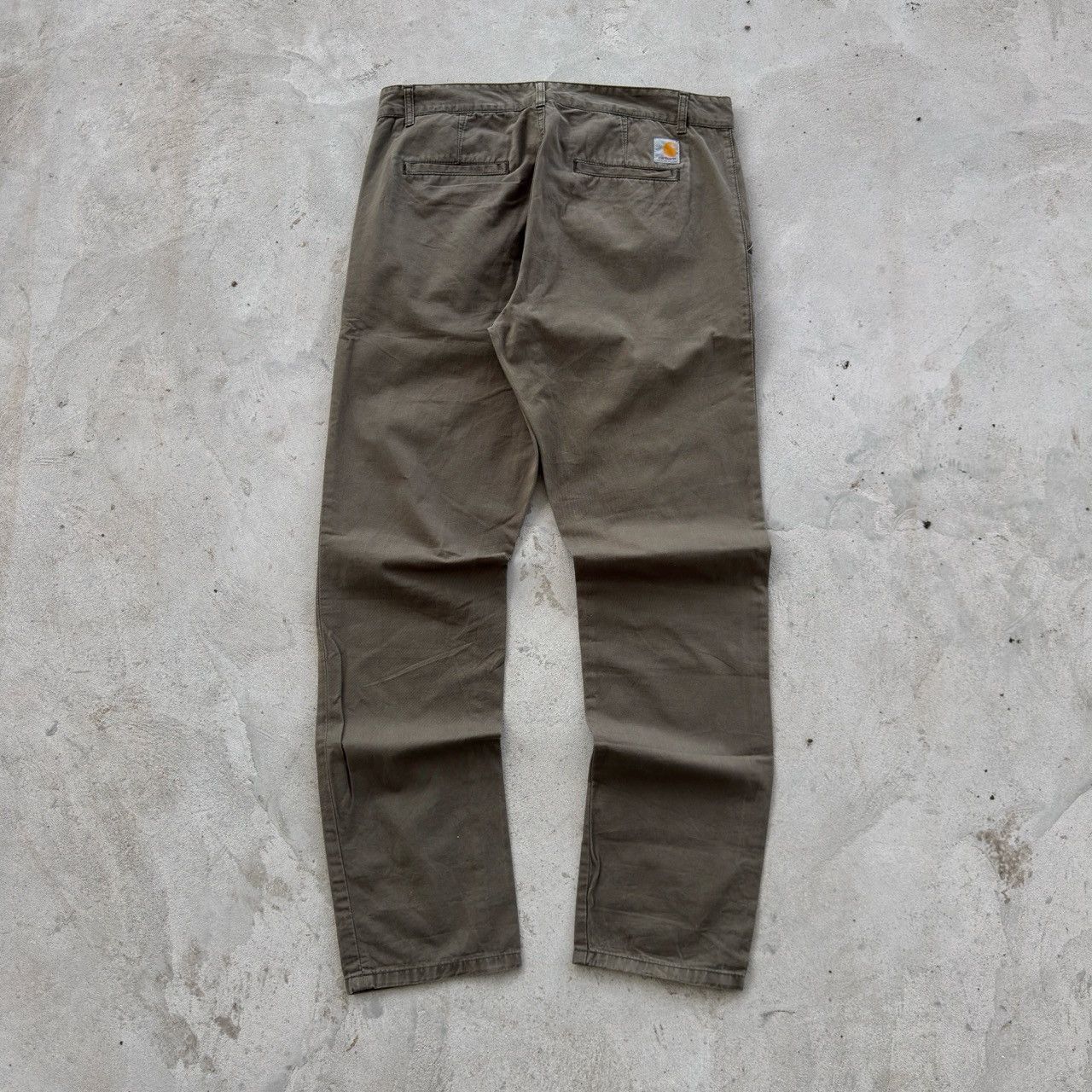 Carhartt Carhartt WIP Cane Pant Green Cotton Trousers Chino 34x32 Size US 34 / EU 50 - 1 Thumbnail