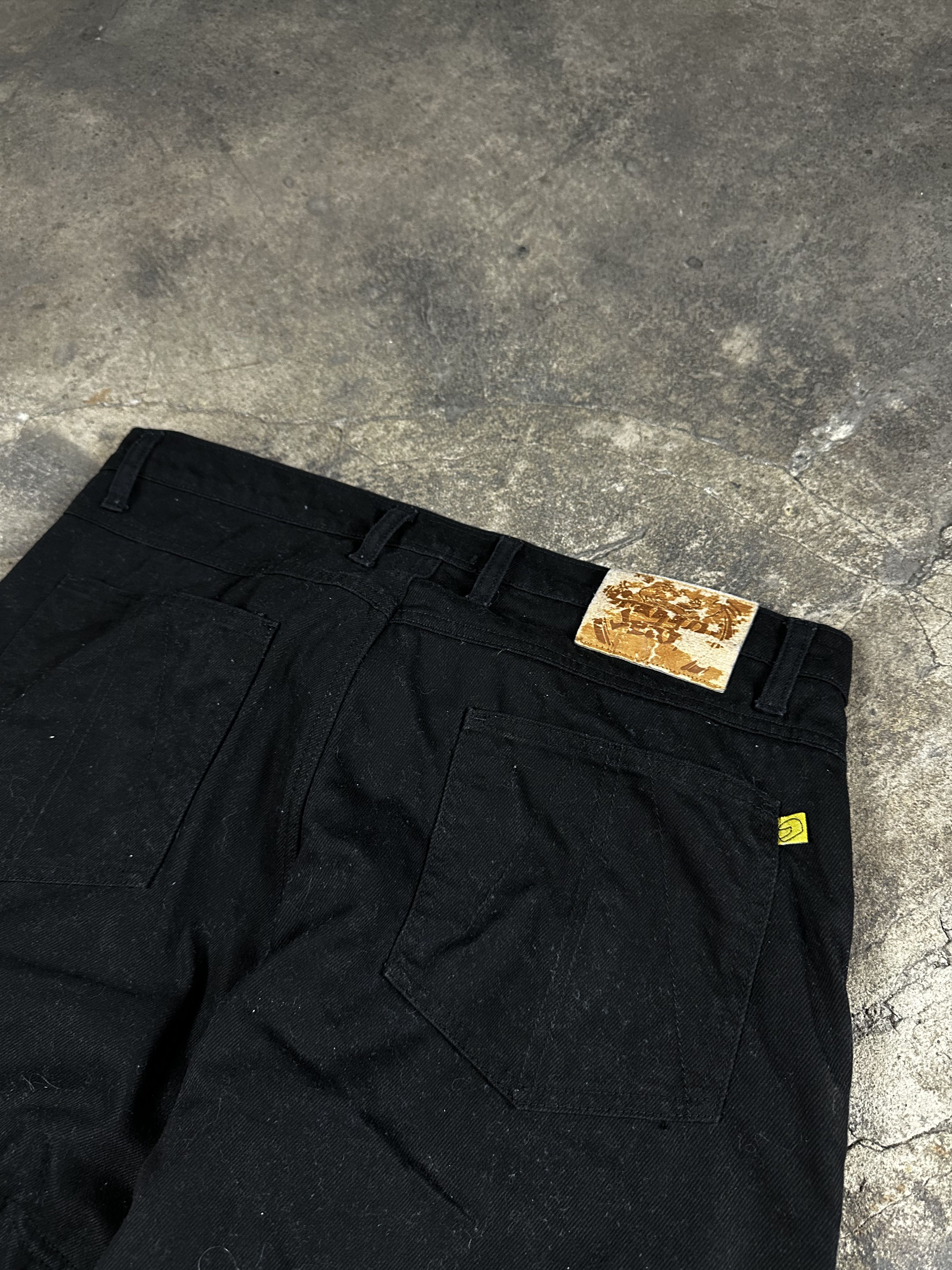 Draggin Jeans Vintage Draggin Jeans Waxed Oversized Baggy Jeans Size US 38 / EU 54 - 4 Thumbnail
