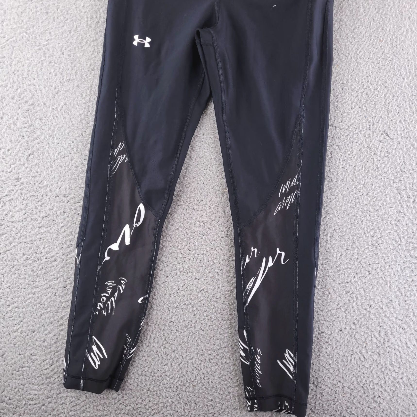Under Armour Under Armour Leggings Womens Small Black Ankle Cropped Solid Type Leggings Womens Small Black Casual Activewear Mens Size 28" / US 6 / IT 42 - 2 Thumbnail
