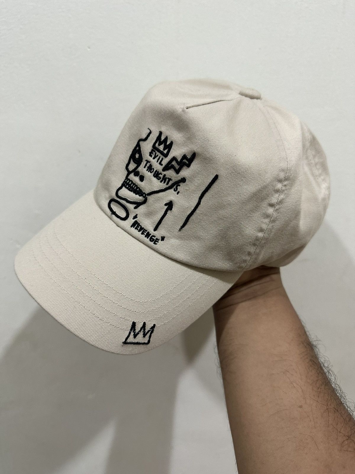 Japanese Brand VTG REVENGE Jean Michel Basquait Hat Size ONE SIZE - 1 Thumbnail