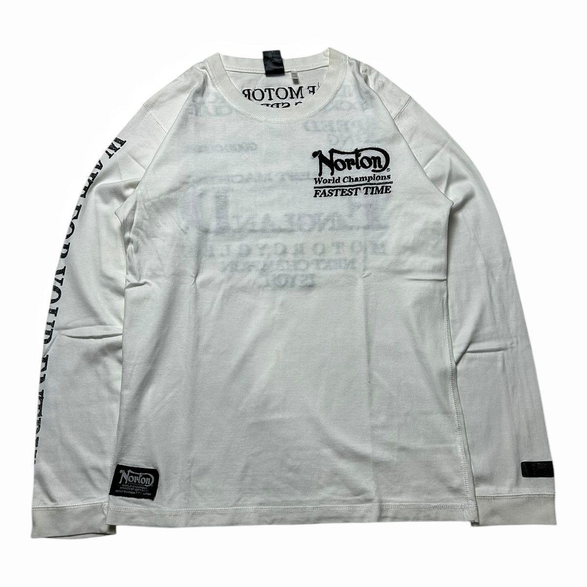 Norton Long Sleeves T Shirt Norton Motorcycle Souvenir Big Logo Size US M / EU 48-50 / 2 - 2 Thumbnail