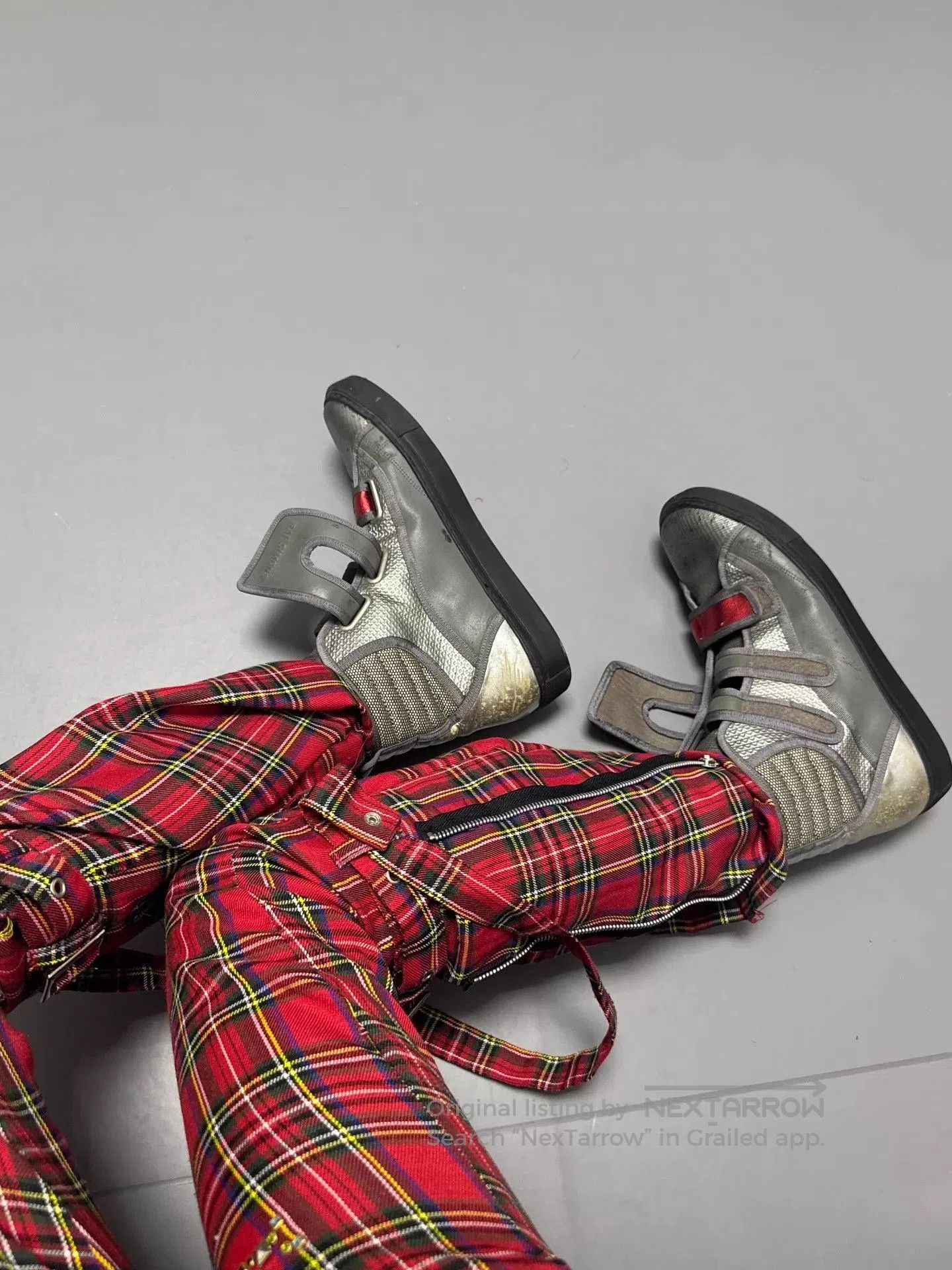 Raf Simons Multi Color High-Top Sneakers with Straps. Size US 9 / EU 42 - 8 Thumbnail