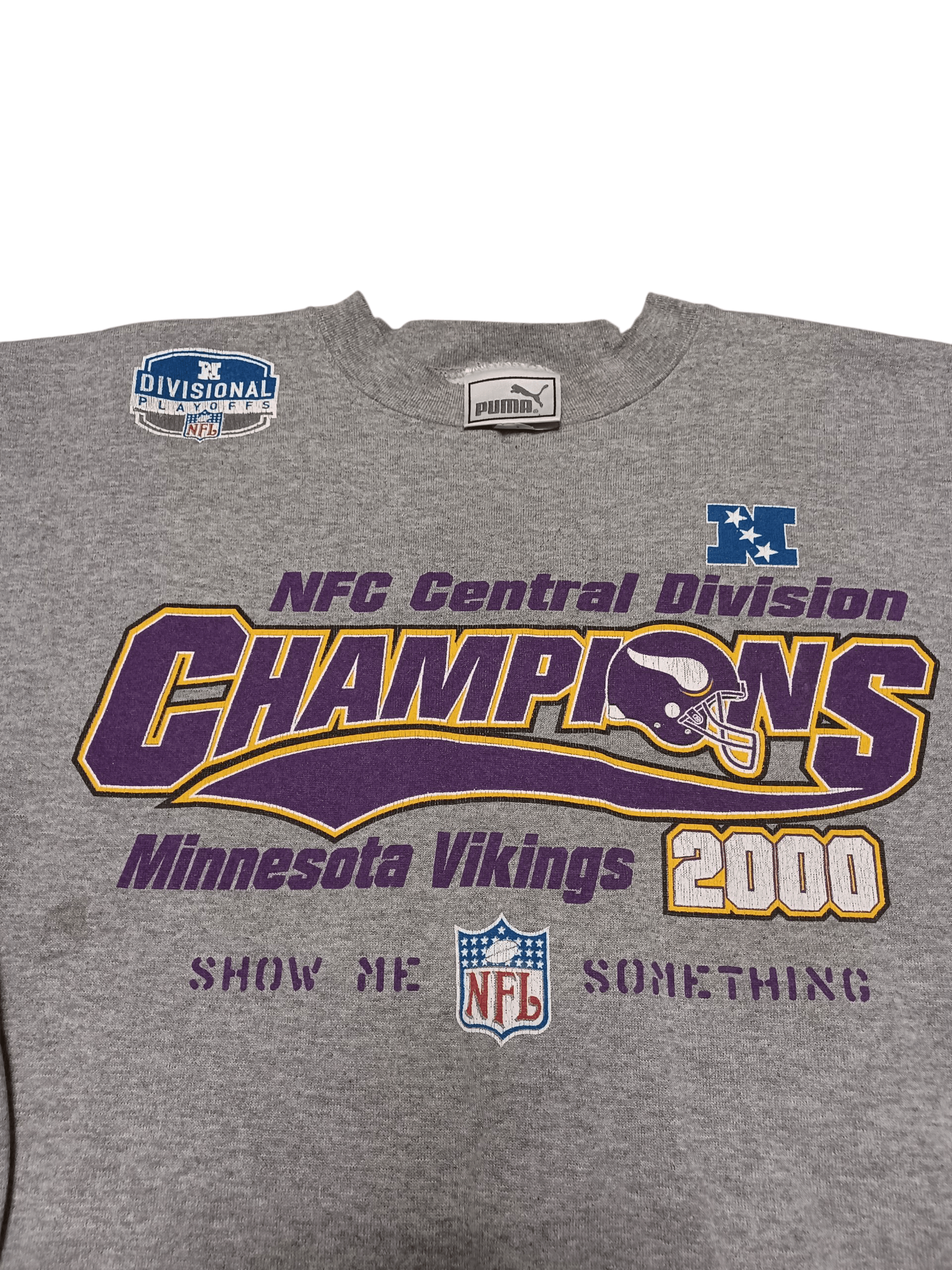 Puma MINNESOTA VIKINGS PUMA CHAMPIONS 2000 VINTAGE SWEATSHIRT Size US L / EU 52-54 / 3 - 2 Thumbnail