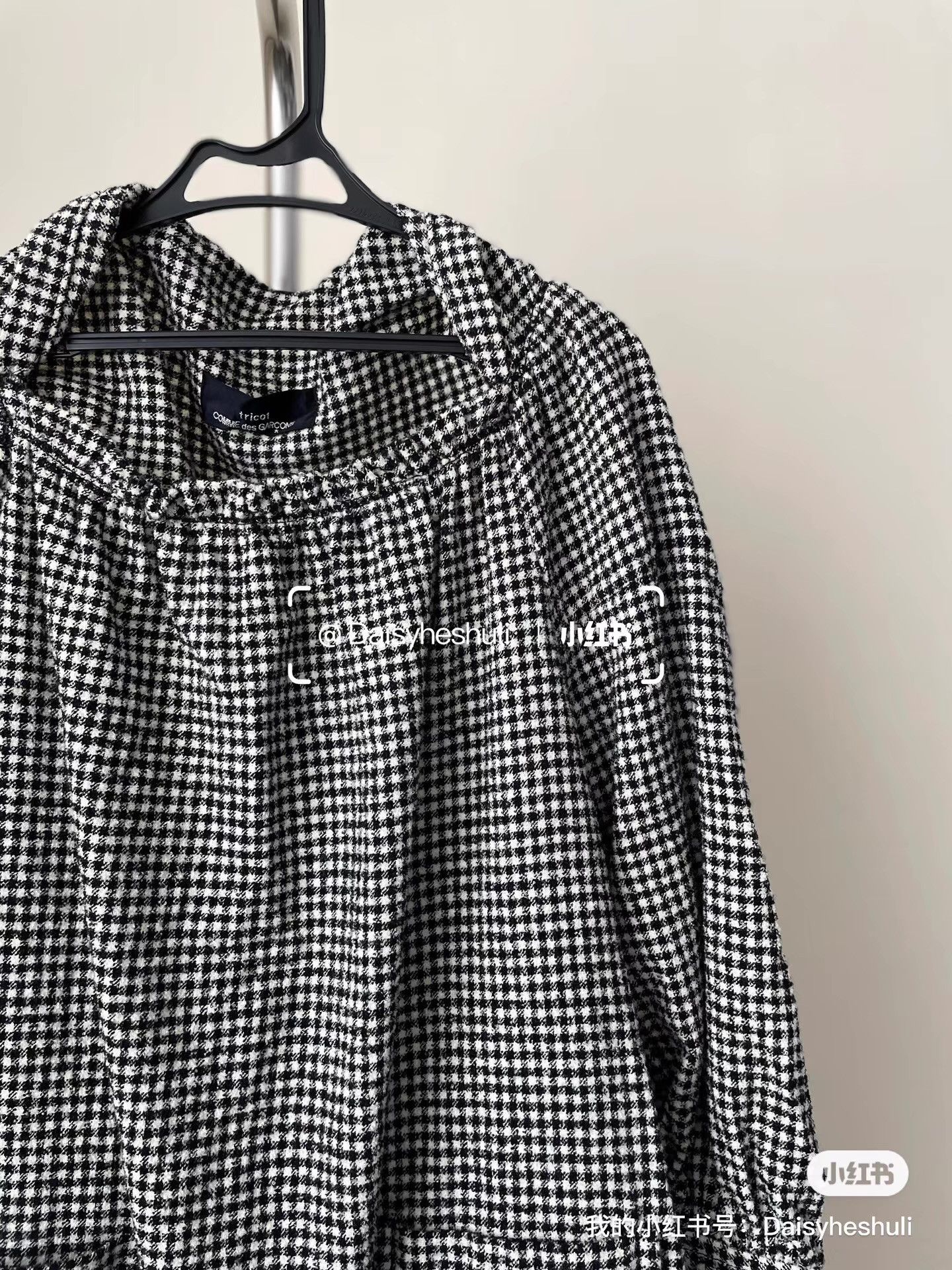 Comme des Garcons Comme des Garçons CDG Tricot Plaid Dress Ｑ24 Size 36" / US 14 / IT 50 - 4 Thumbnail