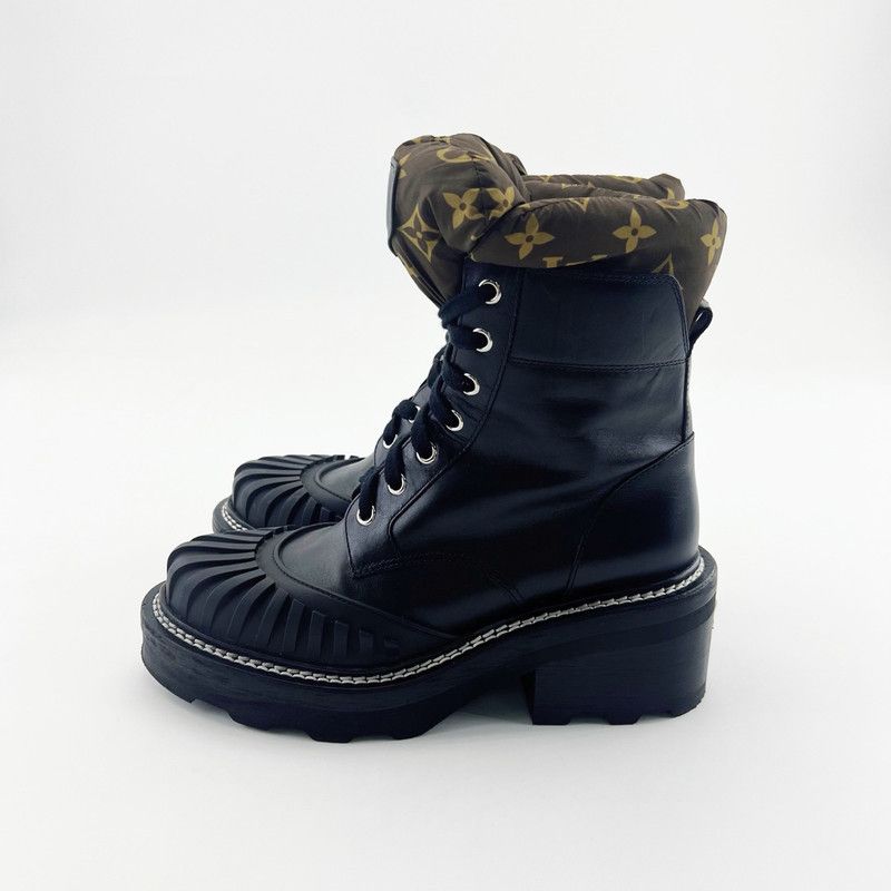 Louis Vuitton Louis Vuitton Beaubourg Ankle Boots for Women 0079 Size US 6 / IT 36 - 1 Thumbnail