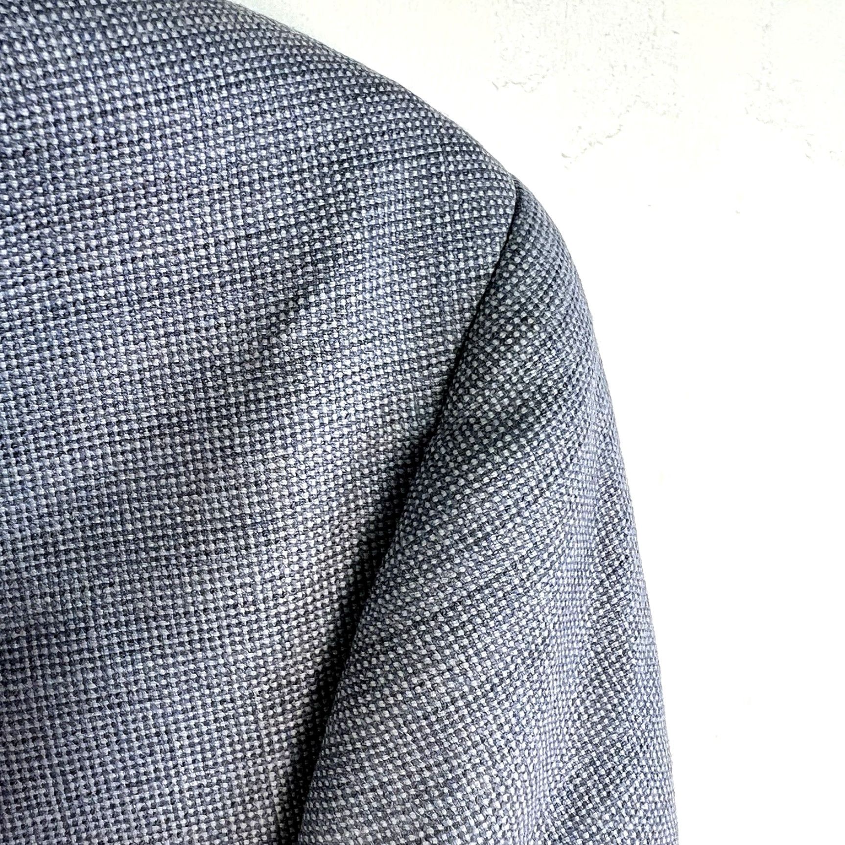 Bonobos VINTAGE Bonobos Men's Blazer Jacket, Wool Blend, Single-Breasted, Notch Lapel, Blue, Size 54 Size 54R - 2 Thumbnail