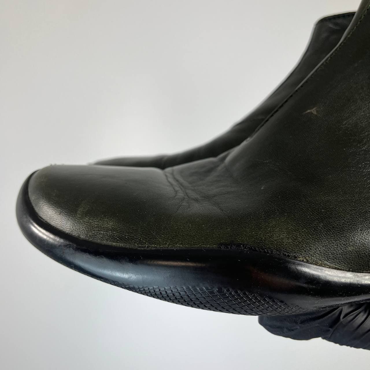 Prada PRADA Men’s Leather Chelsea Boots Green EU 43 / US 9.5 Size US 9.5 / EU 42-43 - 14 Thumbnail