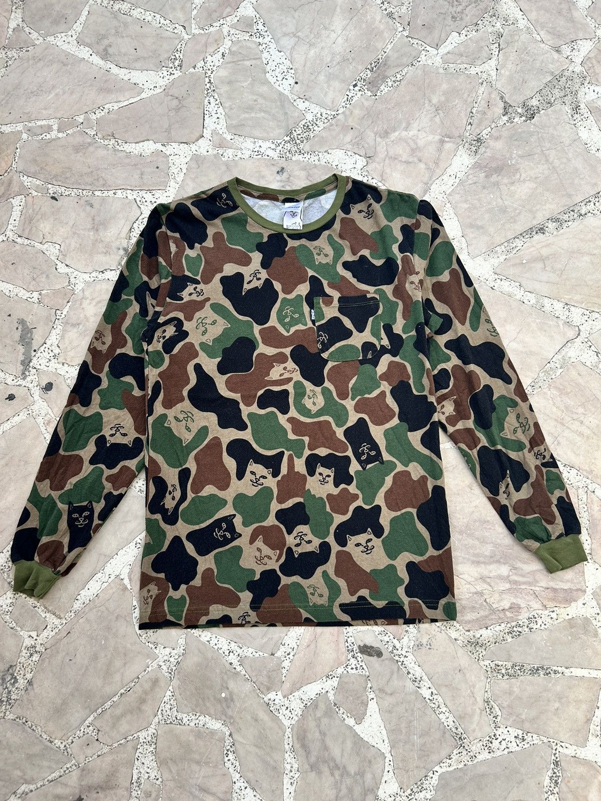 RIPNDIP Camo RinnDip Longsleeve Camo Tee Size US M / EU 48-50 / 2 - 1 Thumbnail