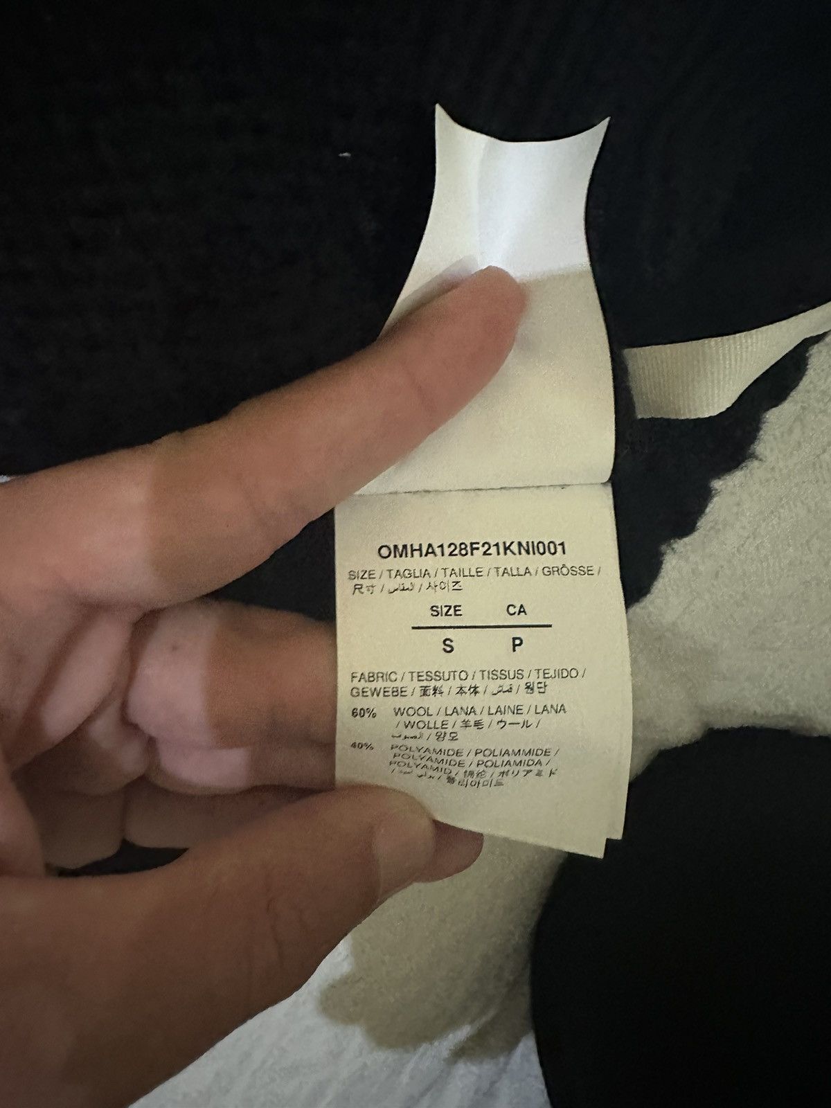 Off-White Off White hand off chuck knitwear hoodie Size US S / EU 44-46 / 1 - 6 Thumbnail