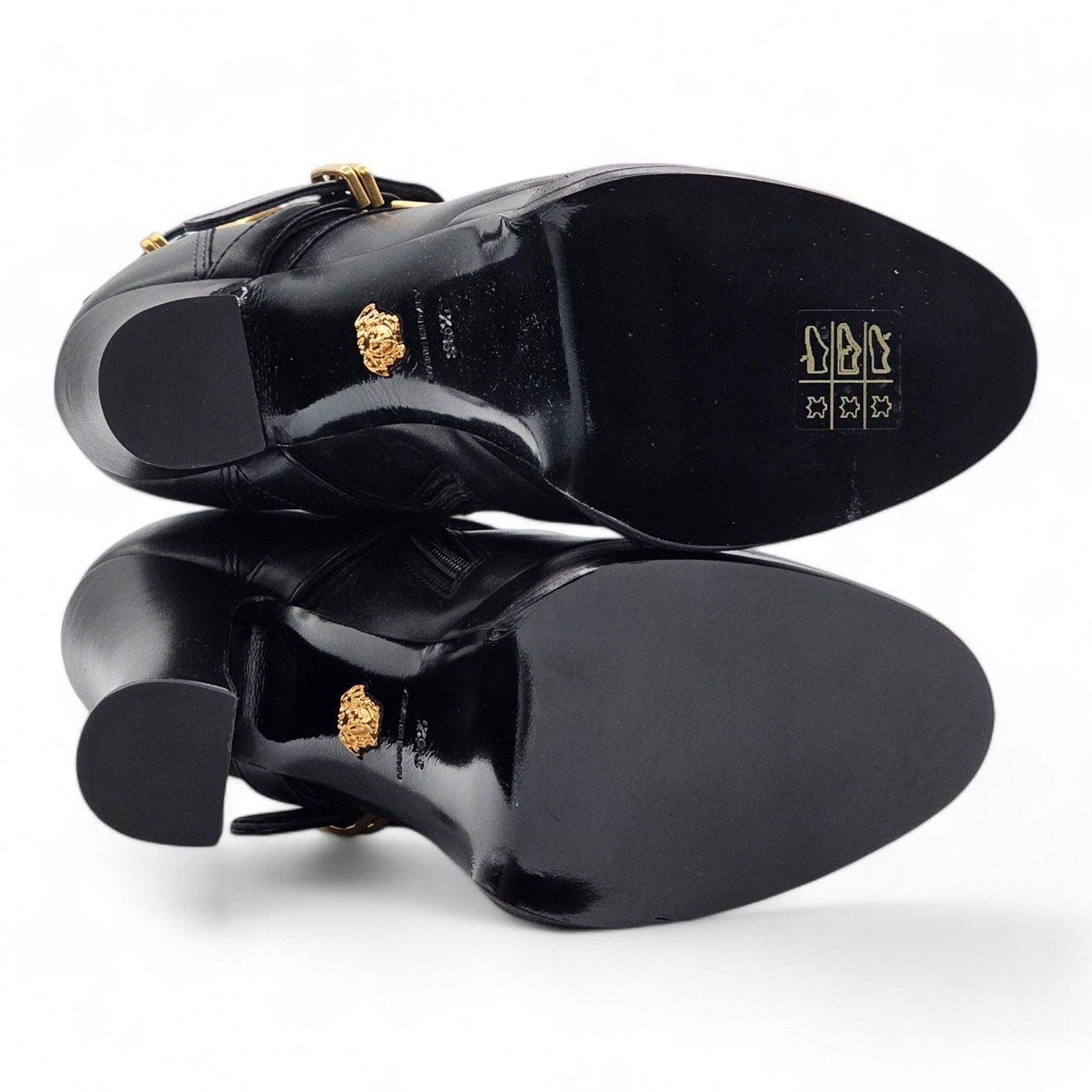 Versace Platform Boots - Nappa Leather - Black - Size 35.5 $2300 Size US 5.5 / IT 35.5 - 4 Thumbnail