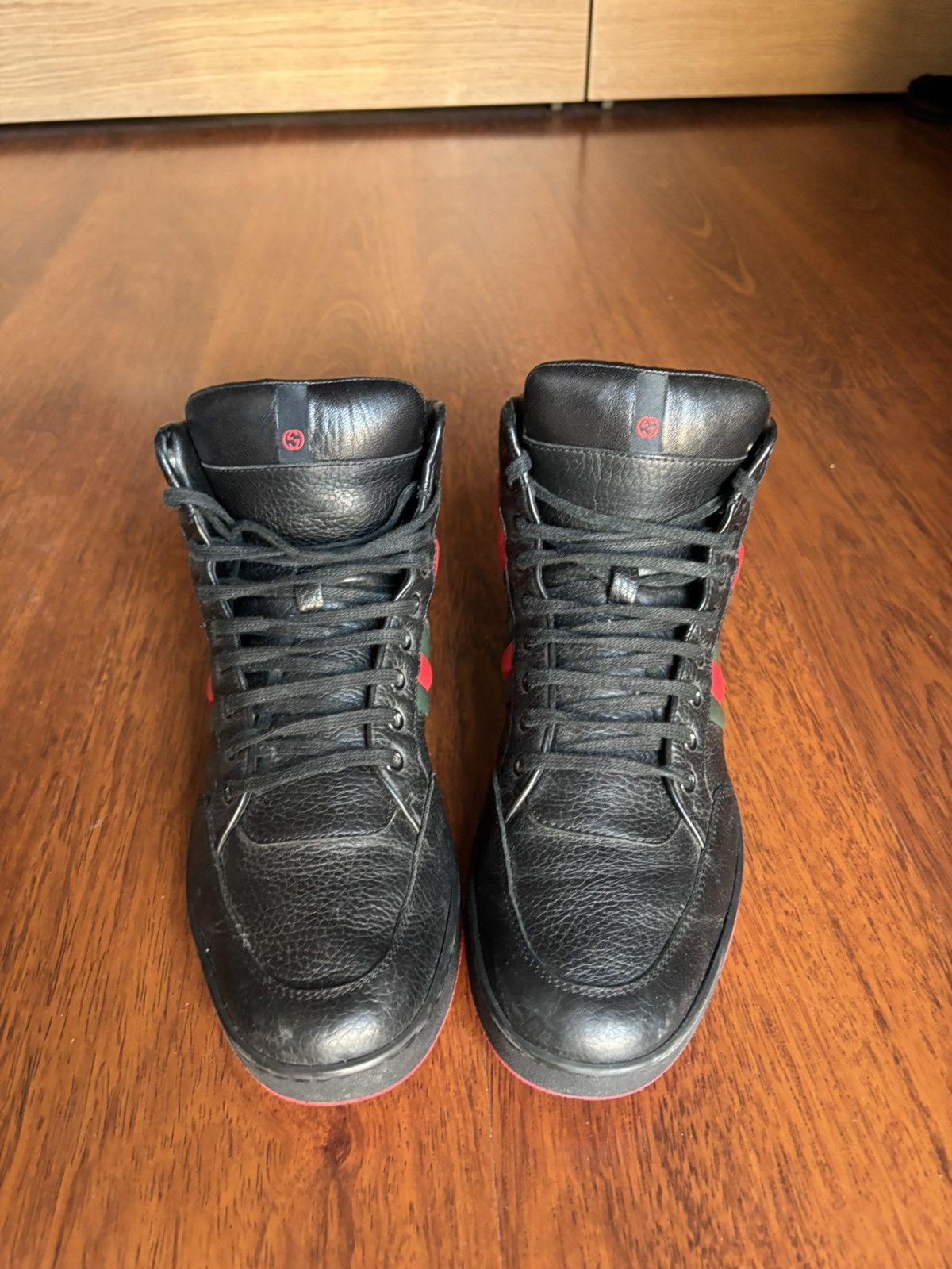 Gucci Gucci Praga Karibu leather sneakers Size US 9.5 / EU 42-43 - 2 Thumbnail