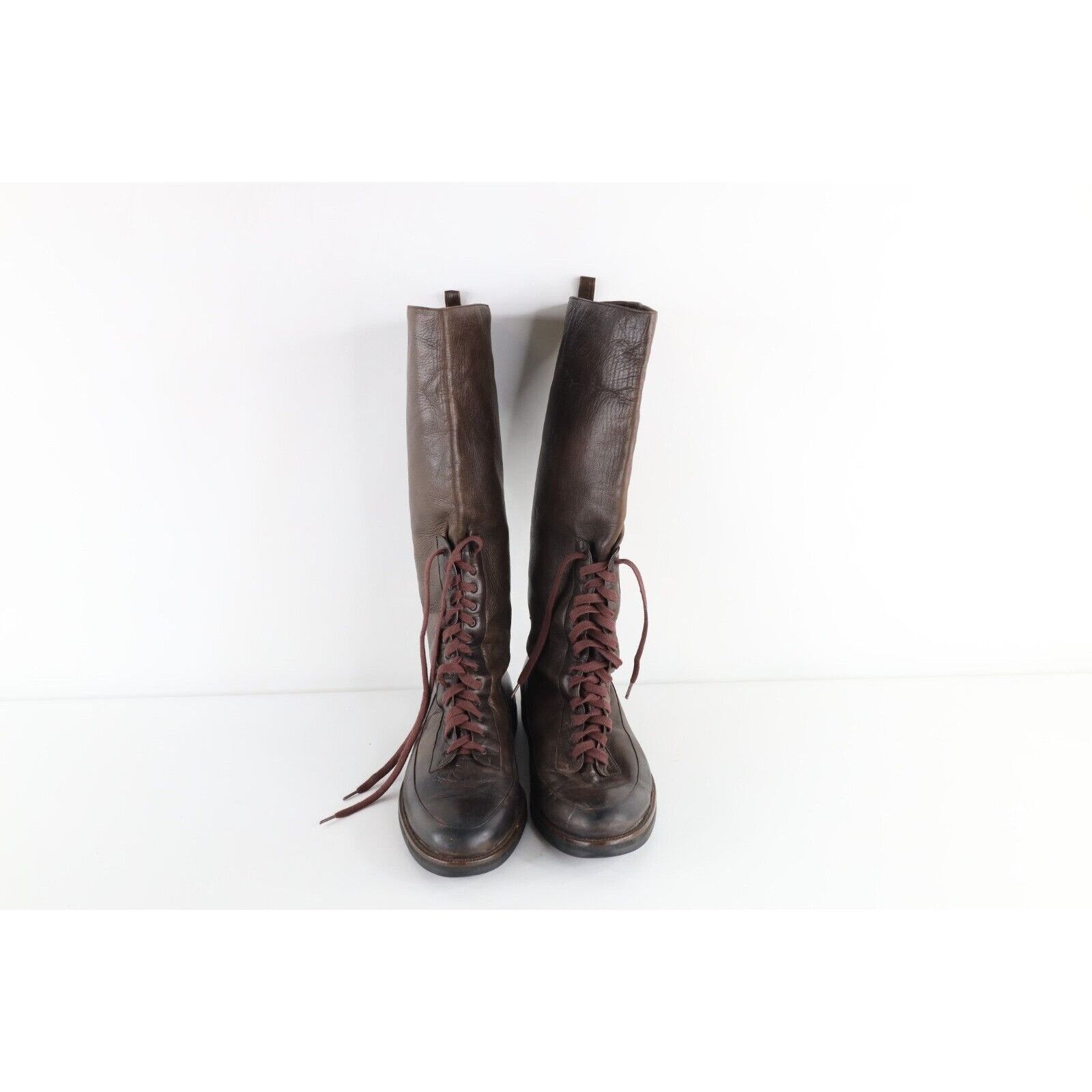 Colette Vintage 70s Colette Margom Italy Soft Lambskin Leather Boots Size US 12 / IT 42 - 2 Thumbnail