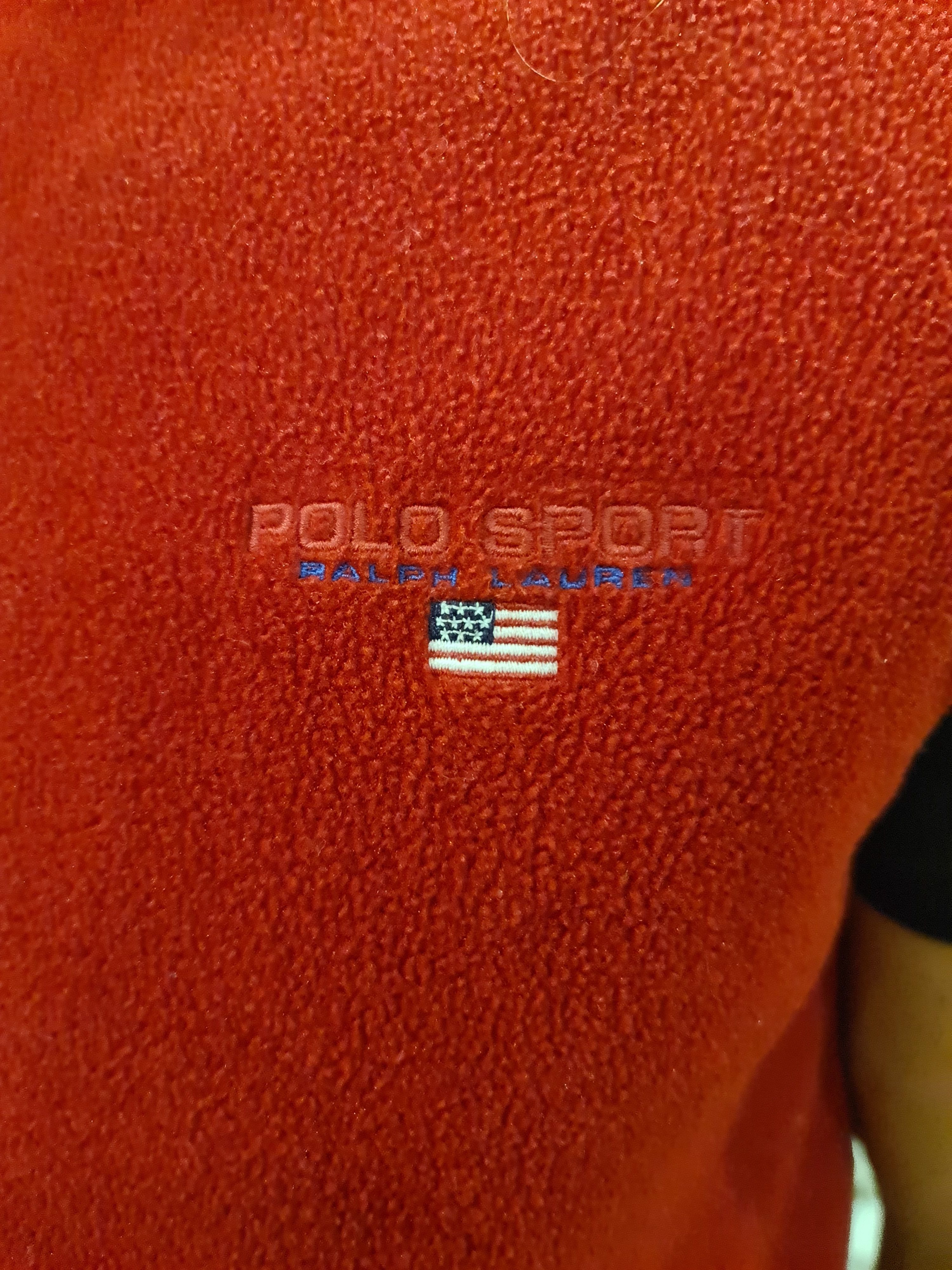 Polo Ralph Lauren Vintage Polo Sport Ralph Lauren Reversible Fleece Vest Size US L / EU 52-54 / 3 - 4 Thumbnail