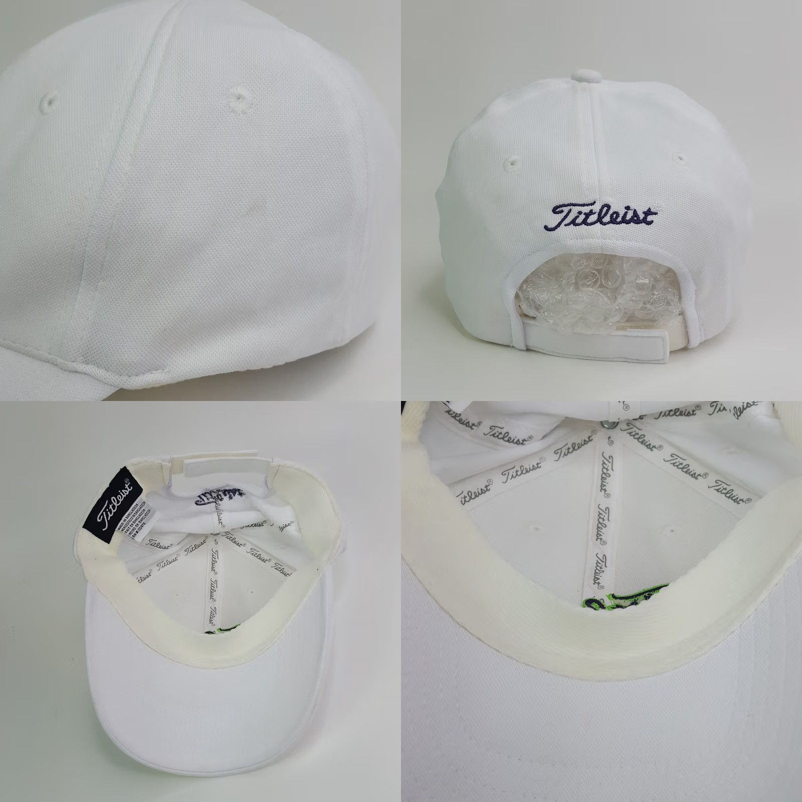 Titleist Titleist Women's White Twill Snapback Adjustable Golf Hat Baseball Cap PGA Size ONE SIZE - 8 Thumbnail