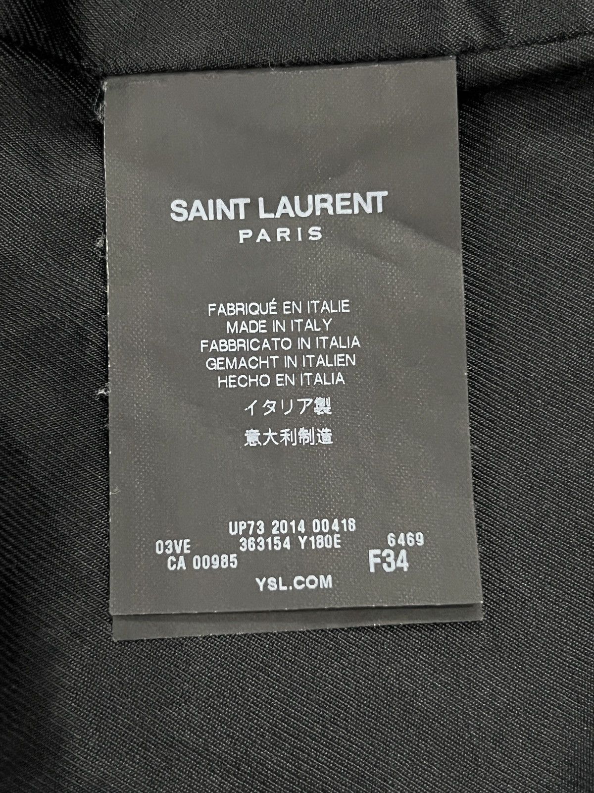 Saint Laurent Paris Saint Laurent Paris by Hedi Slimane FW14 Runway Leopard Pane Size US XXS / EU 40 - 18 Thumbnail