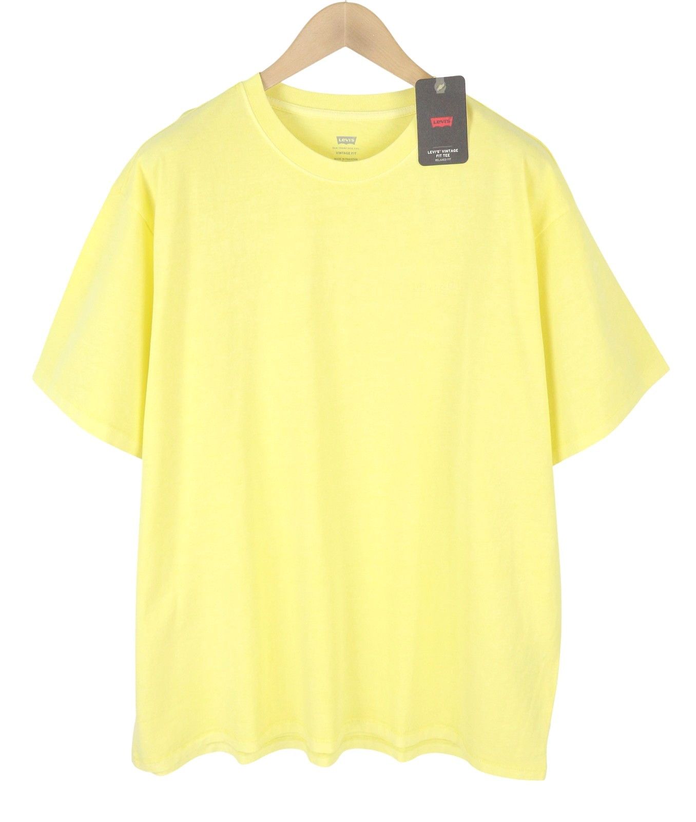 Levi's VINTAGE FIT XL Yellow Cotton Tricot Crew Neck 87865 Size US XL / EU 56 / 4 - 3 Thumbnail