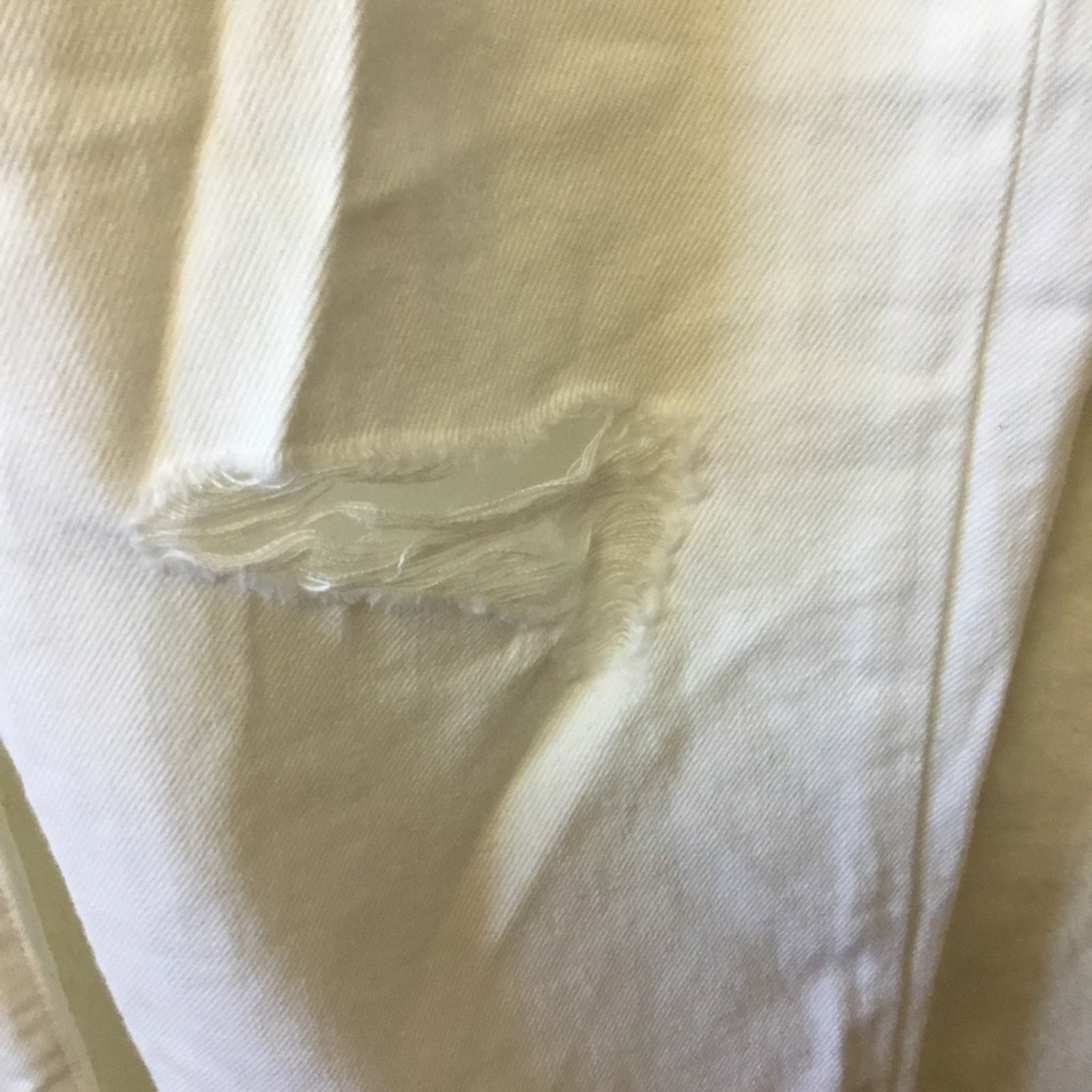 Loft Loft White High Waist Boyfriend Jeans Size 29" - 3 Thumbnail