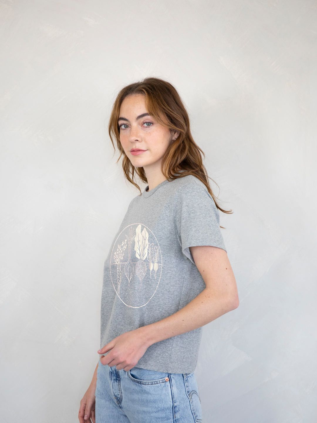 The Unbranded Brand Garden T-Shirt, Veggie Shirt, Screen Printed T Shirt Size M / US 6-8 / IT 42-44 - 3 Thumbnail